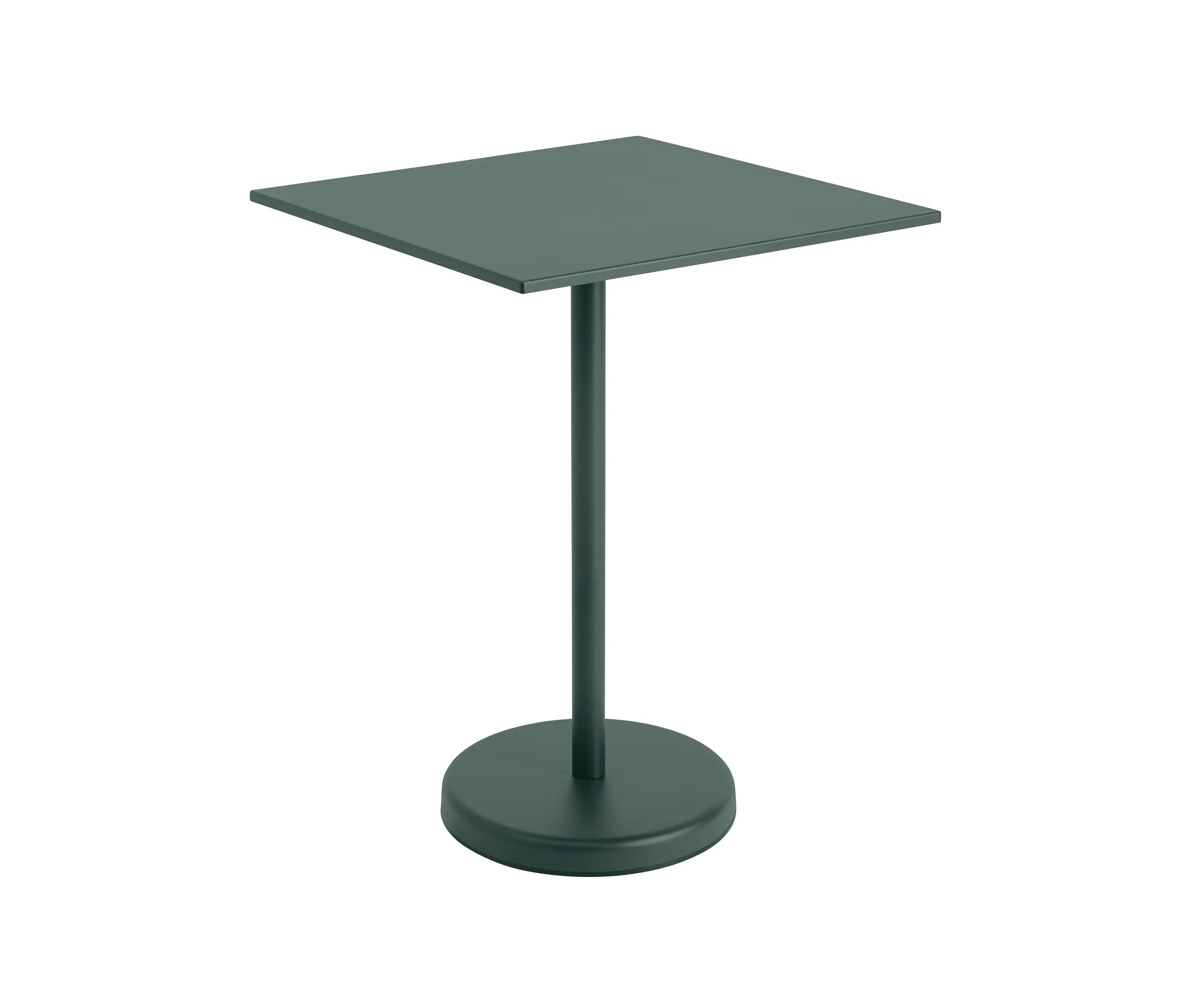 Muuto - Linear Steel | Café Table | 70 x 70 h: 95 cm / 27.6 x 27.6 h: 37.4"