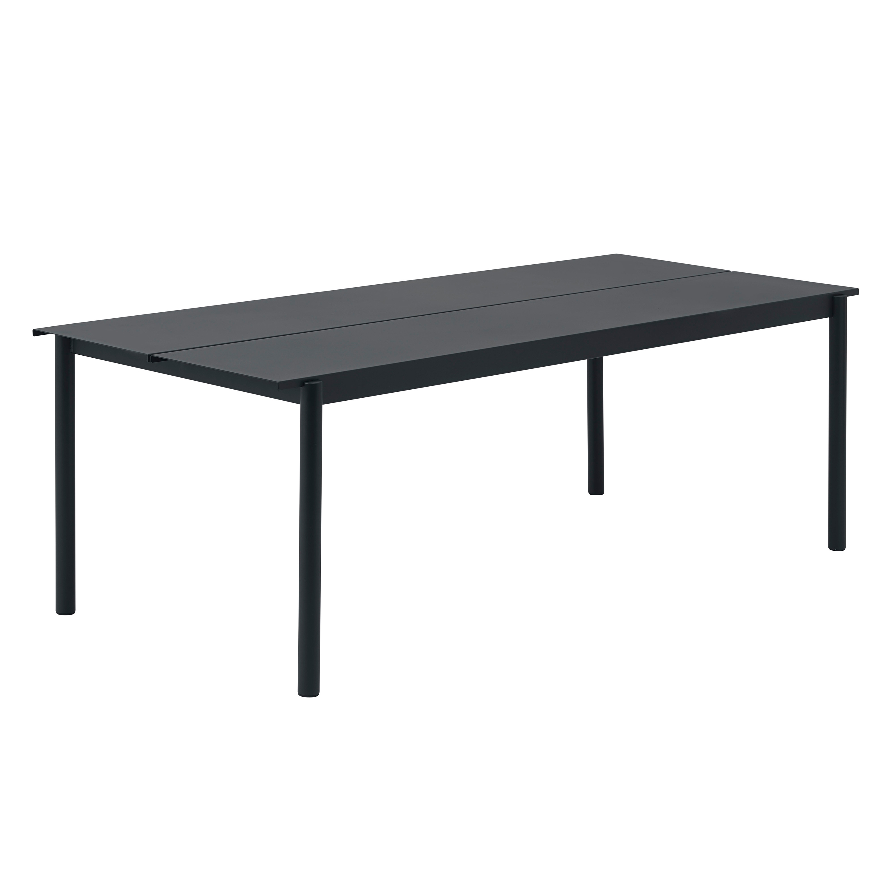 Display product Linear Steel Table | 220 x 90 cm / 86.6 x 35.5" from manufacturer Muuto