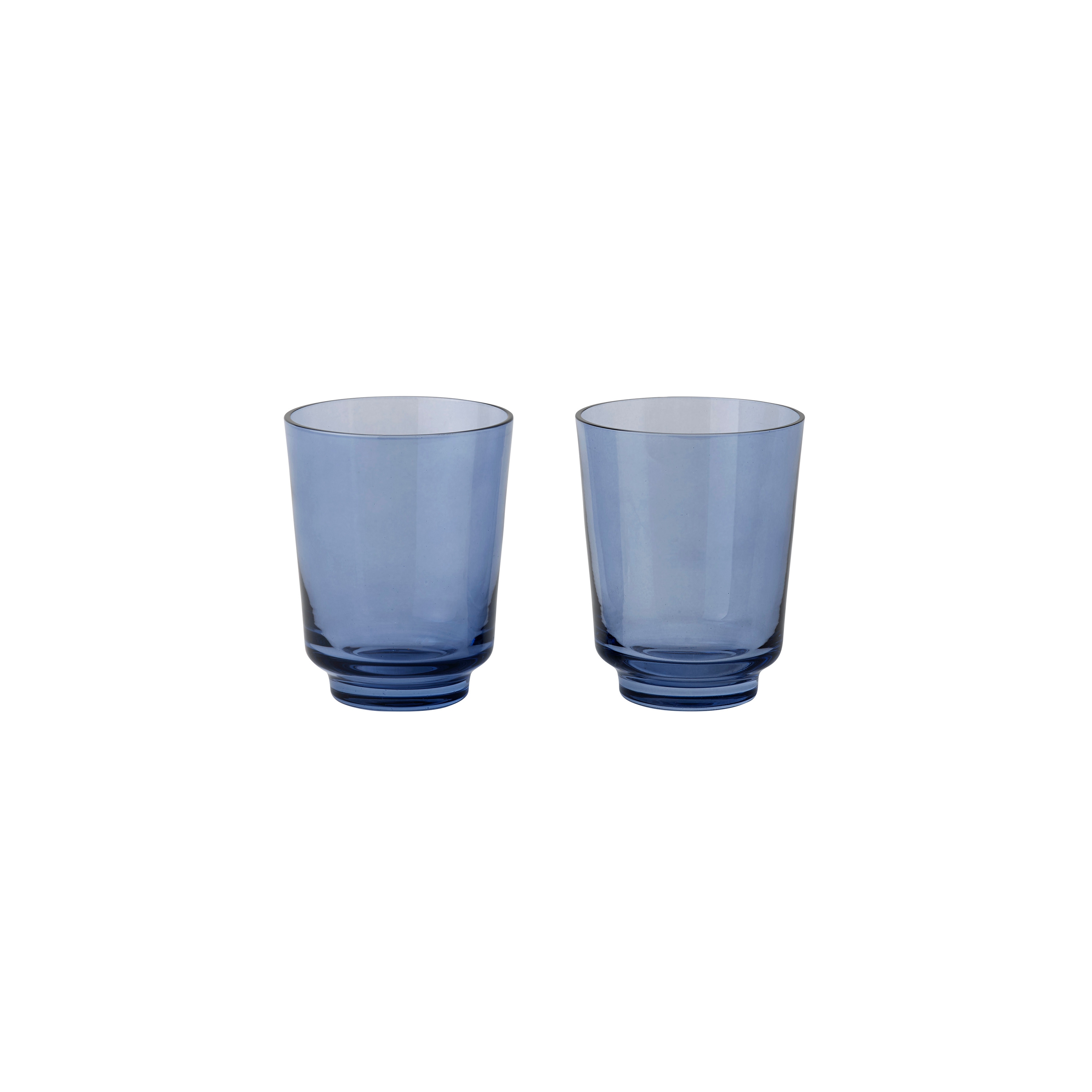 Display product Raise Glasses | Set of 2 - Dark Blue - 30cl from manufacturer Muuto