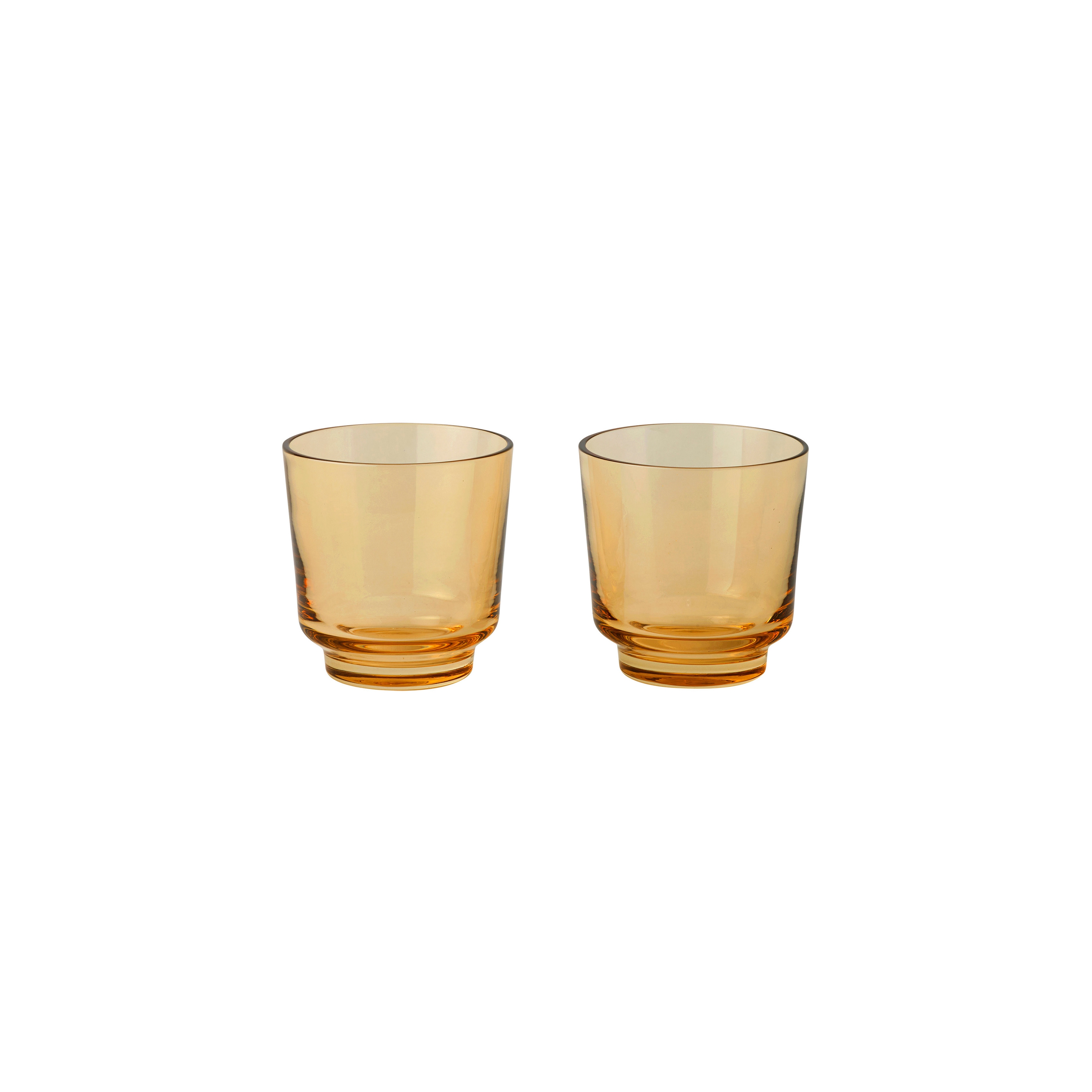 Display product Raise Glasses | Set of 2 - Burnt Orange - 20cl from manufacturer Muuto
