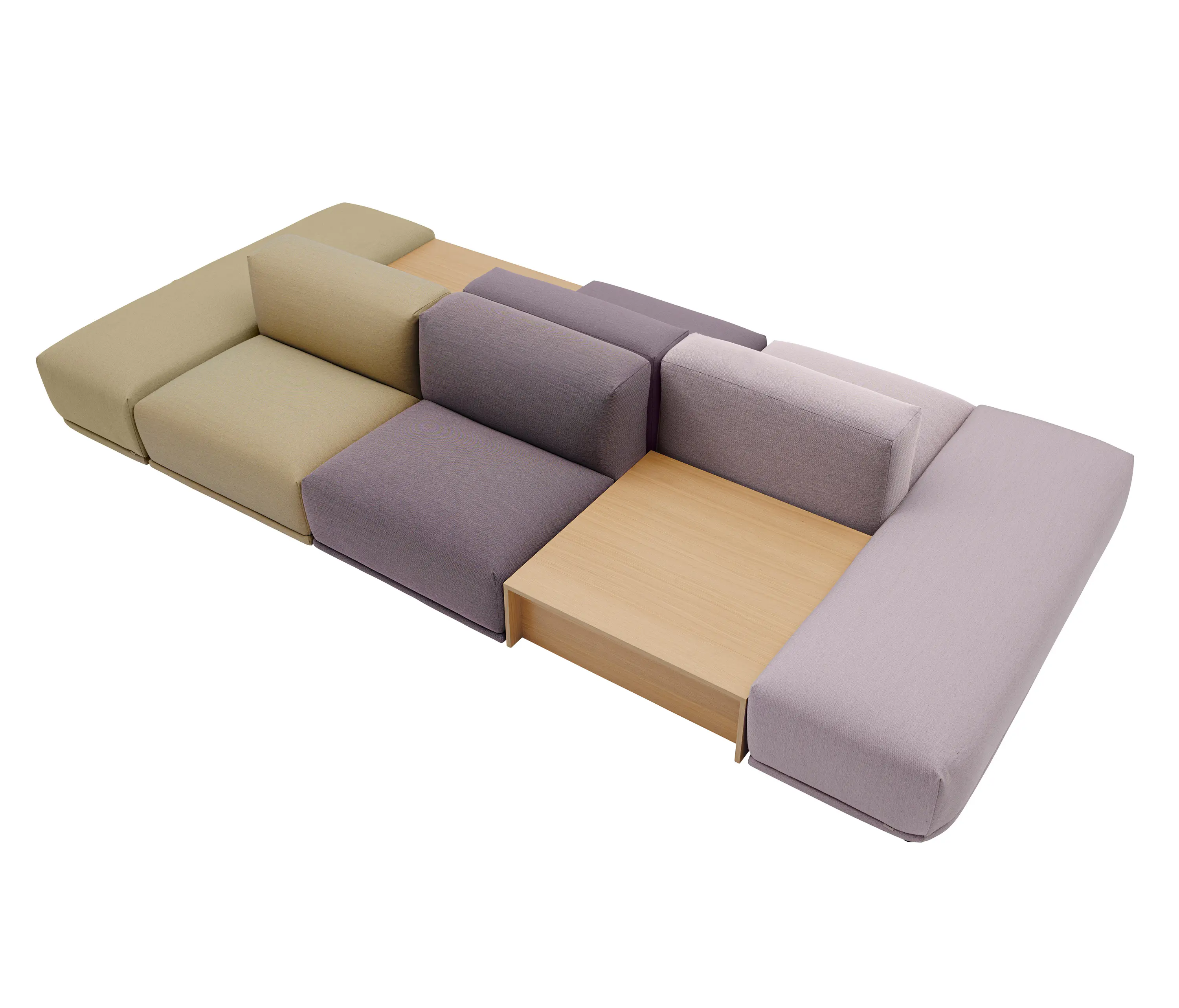Muuto - Connect Sofa | Back-to-Back| Configuration 4
