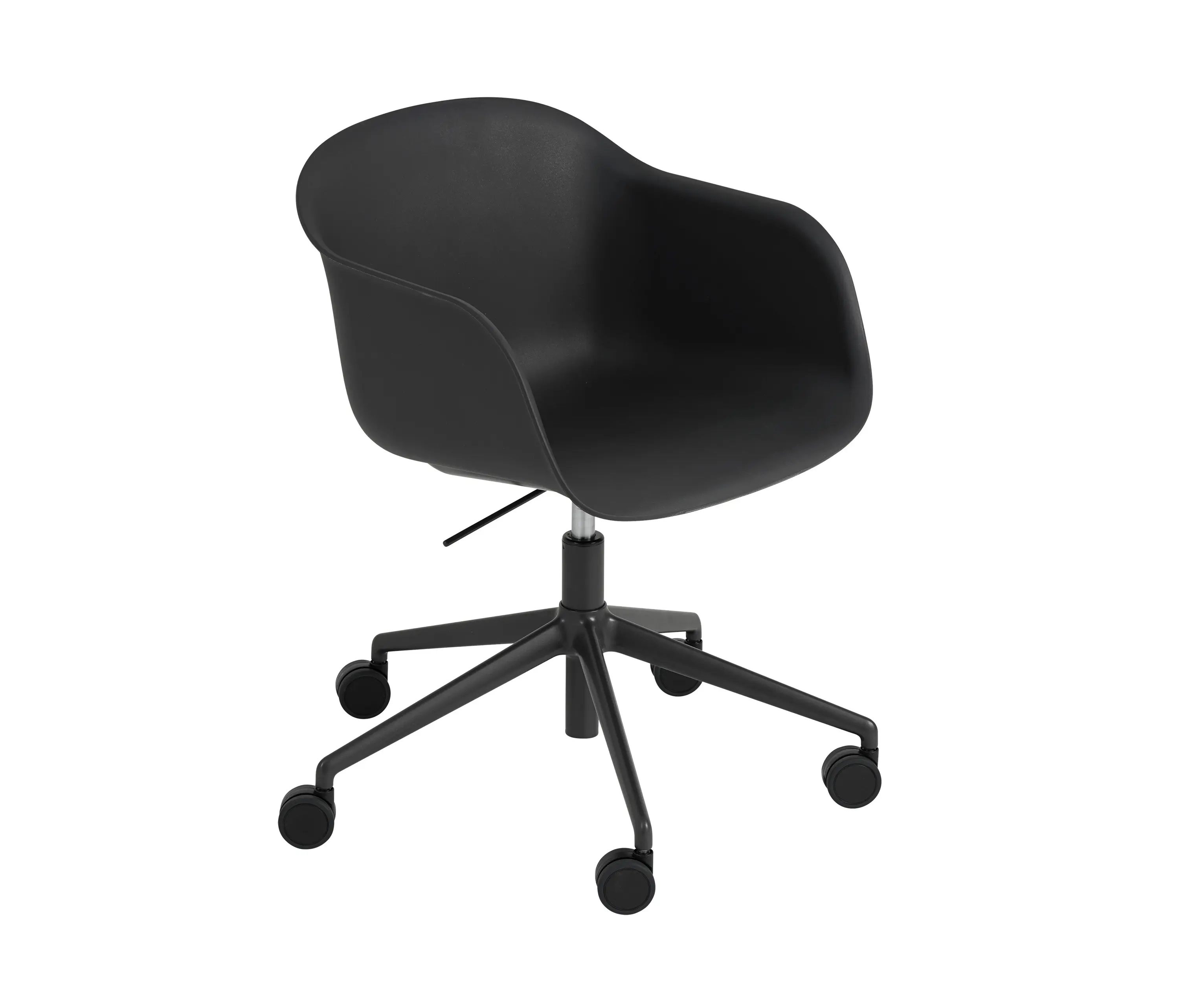 Muuto - Fiber Armchair | Swivel Base With Castors