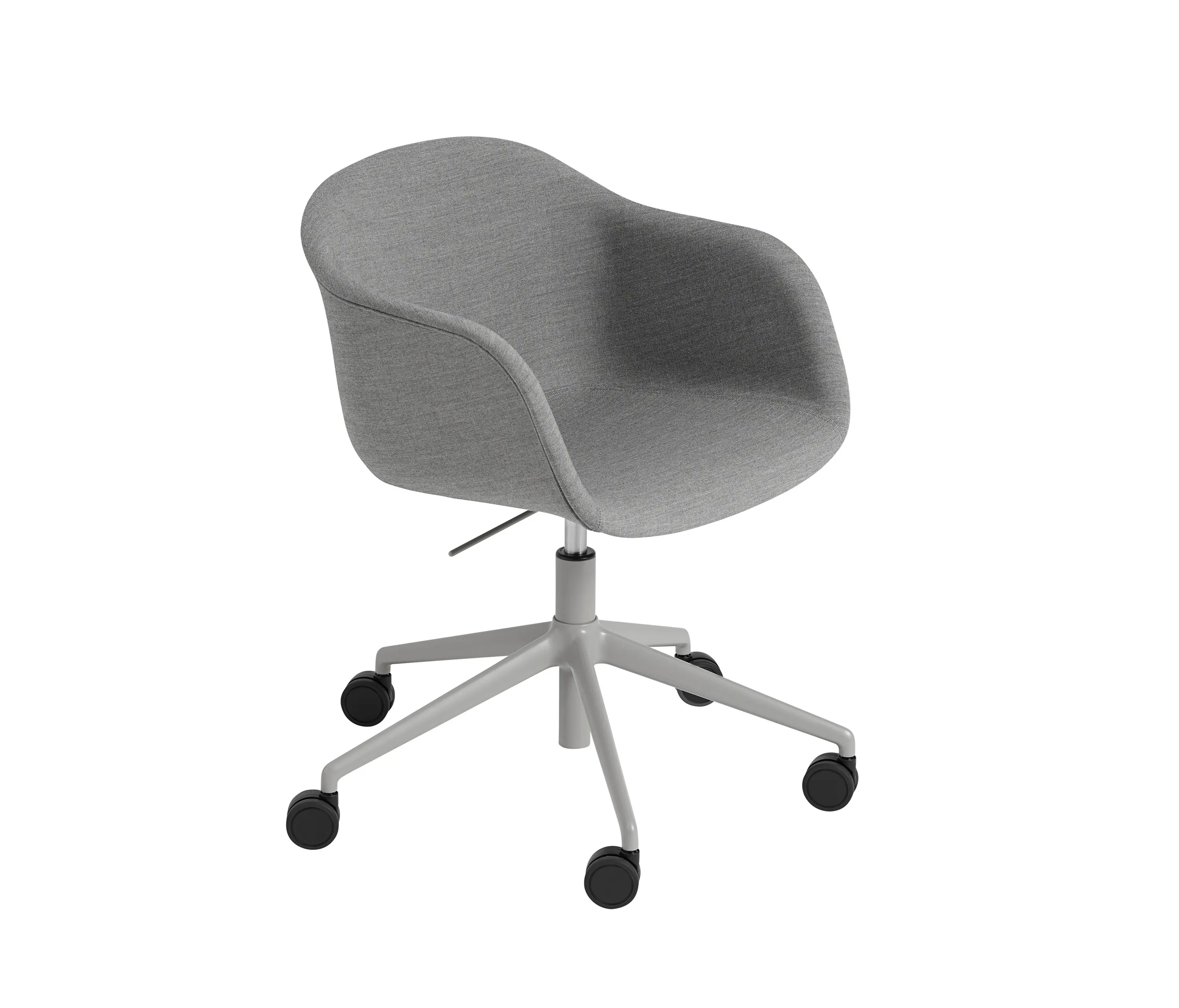 Muuto - Fiber Armchair | Swivel Base With Castors & Gas Lift