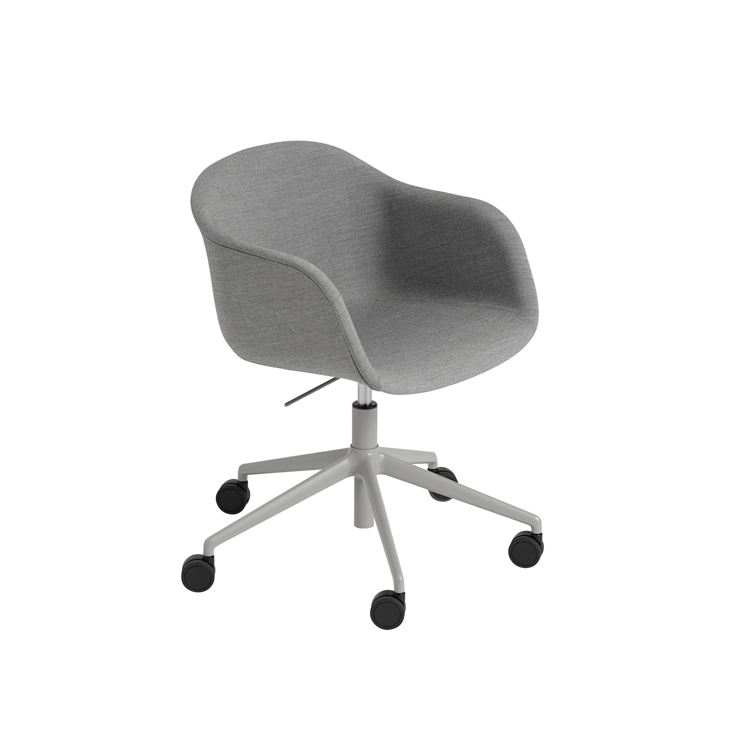 Fiber Armchair | Swivel Base With Castors & Gas Lift