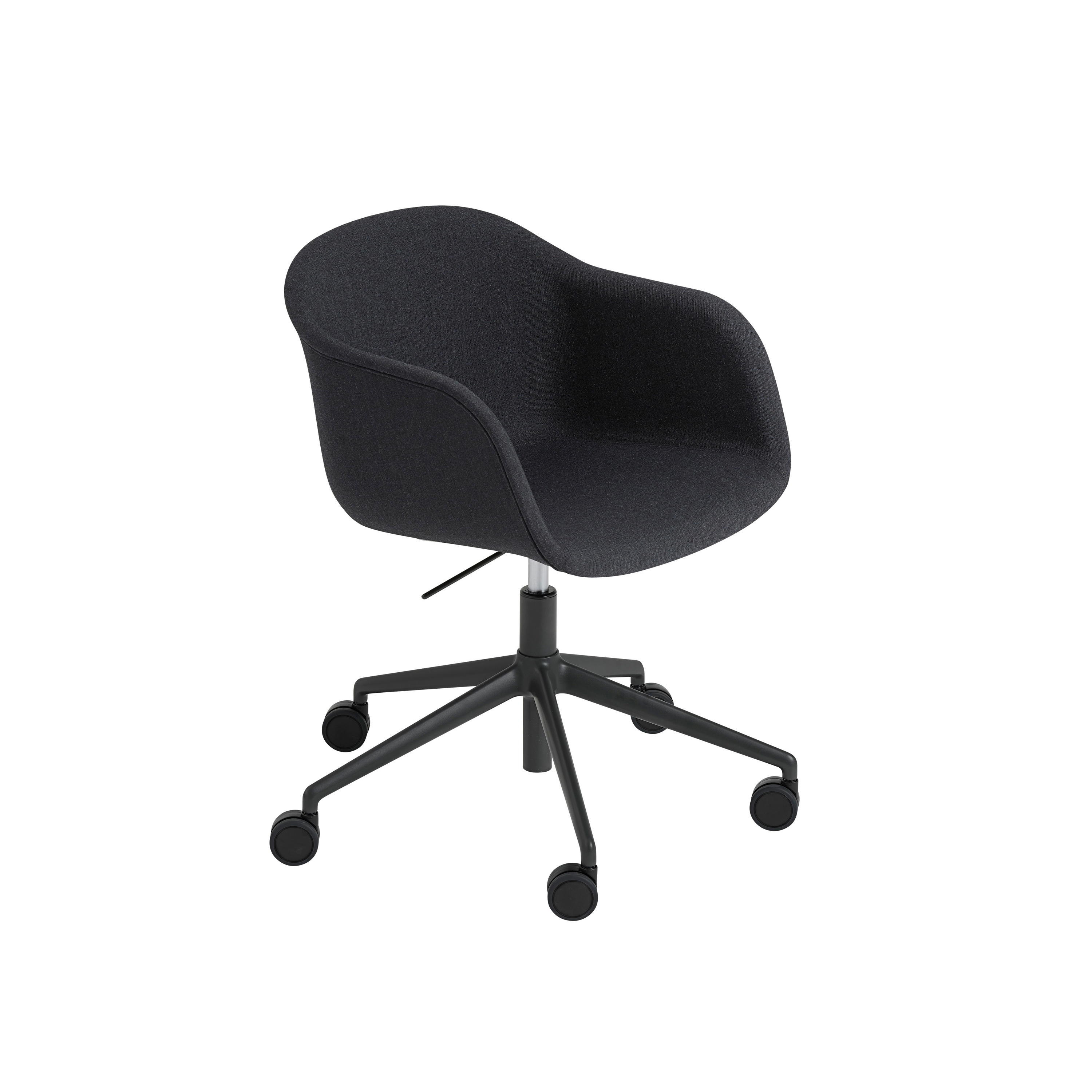 Fiber Armchair | Swivel Base With Castors & Gas Lift