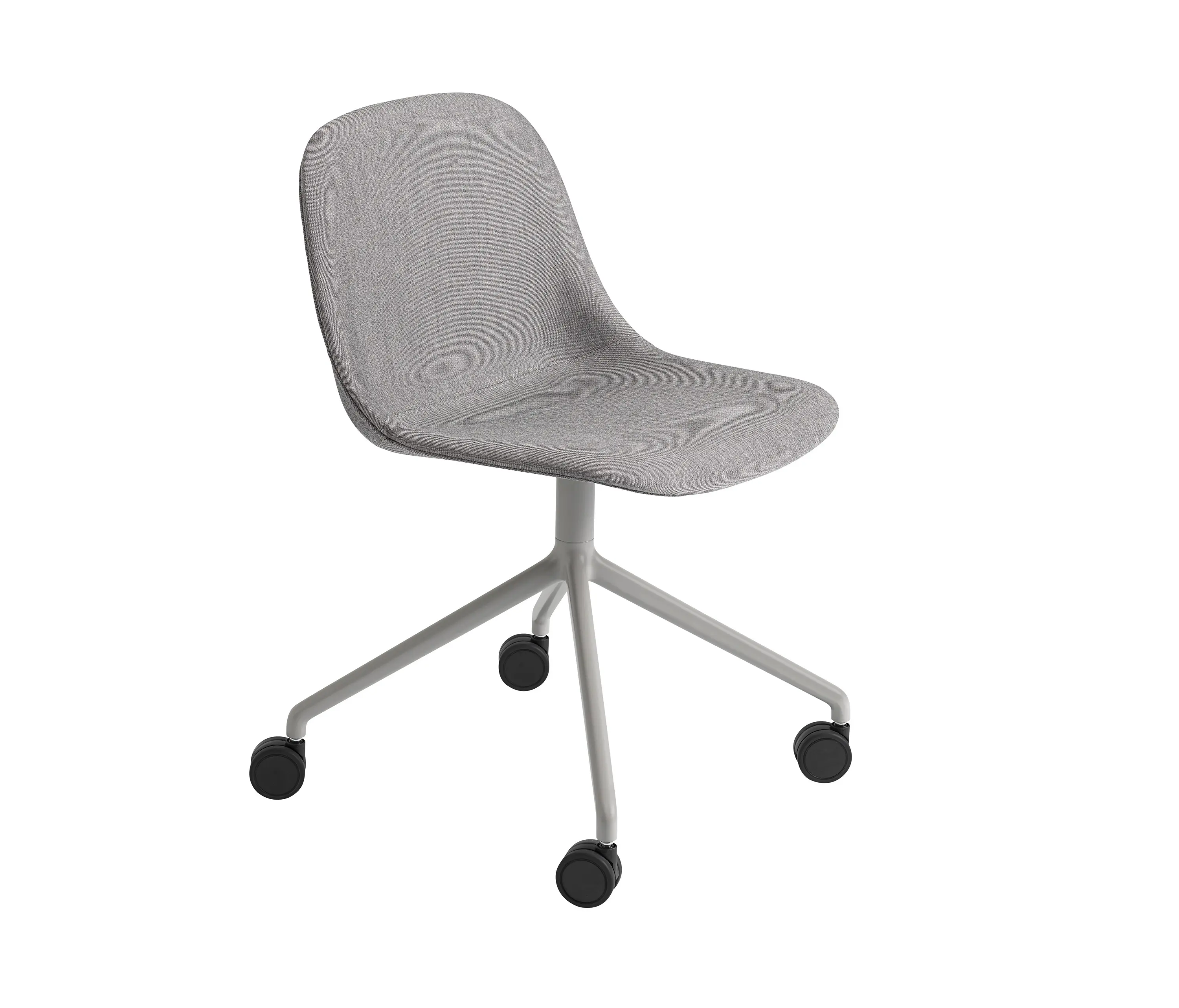 Muuto - Fiber Side Chair | Swivel Base With Castors
