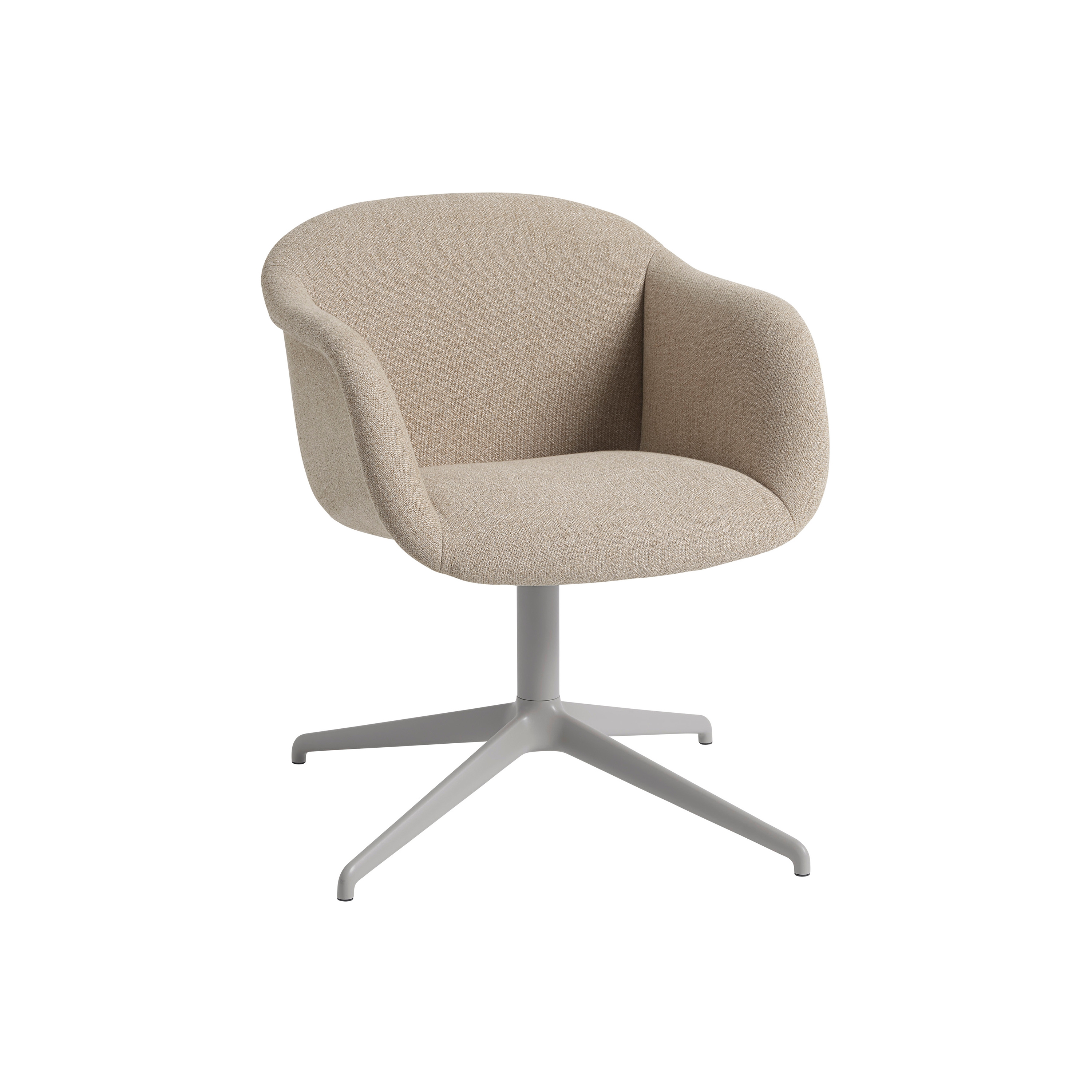 Fiber Soft Armchair / Swivel Base w. Return