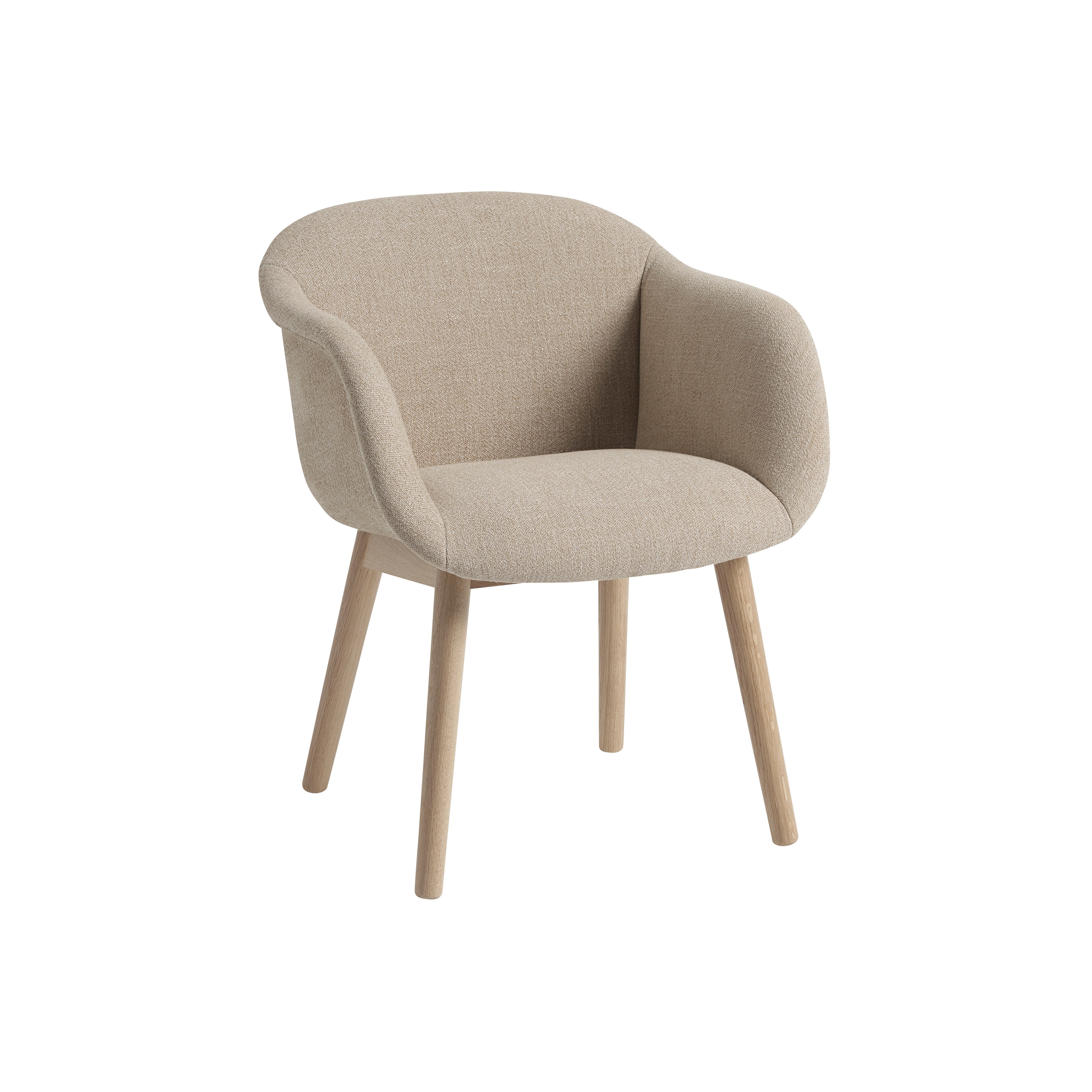 Display product Fiber Soft Armchair / Wood Base from manufacturer Muuto