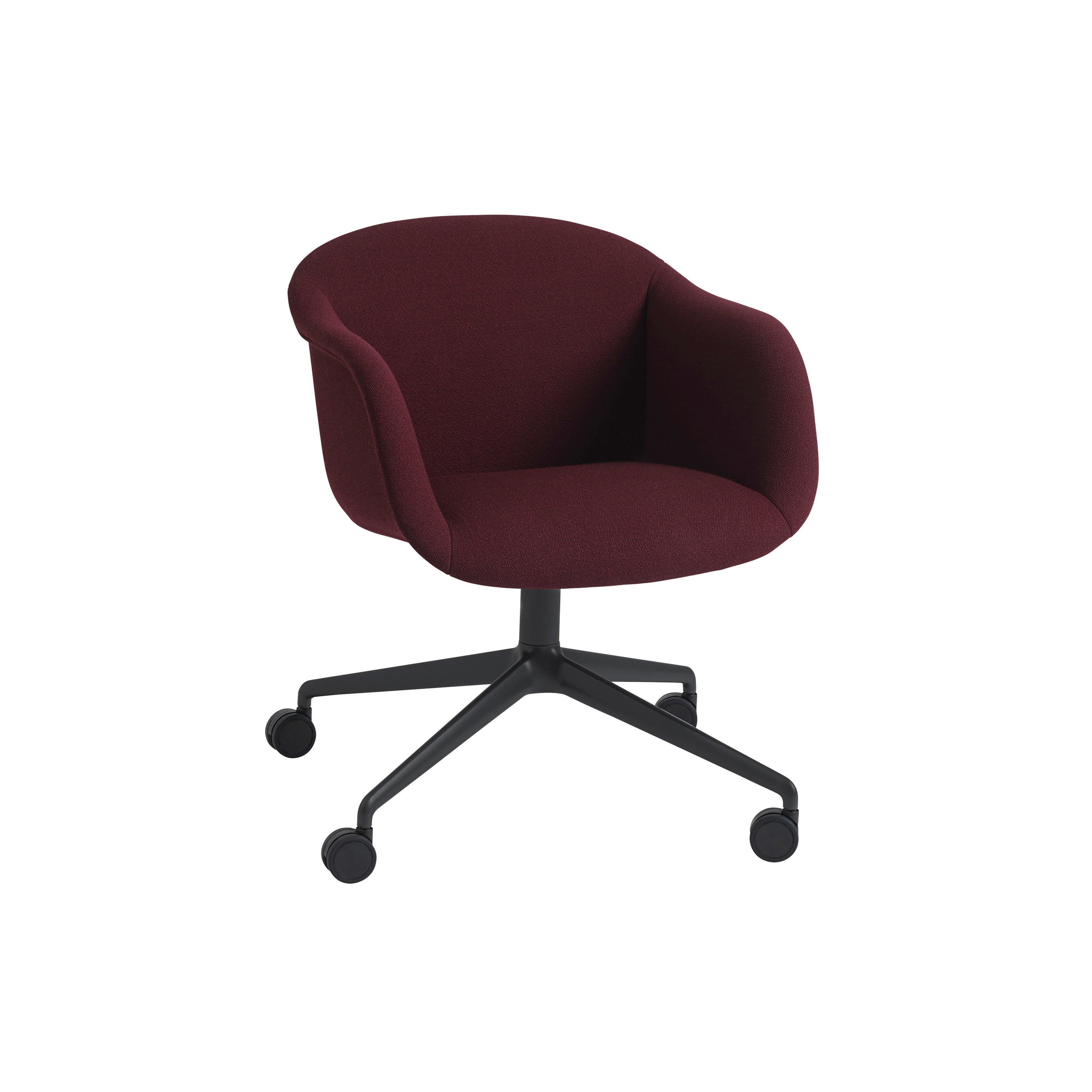 Fiber Soft Armchair / Swivel Base w. Castors