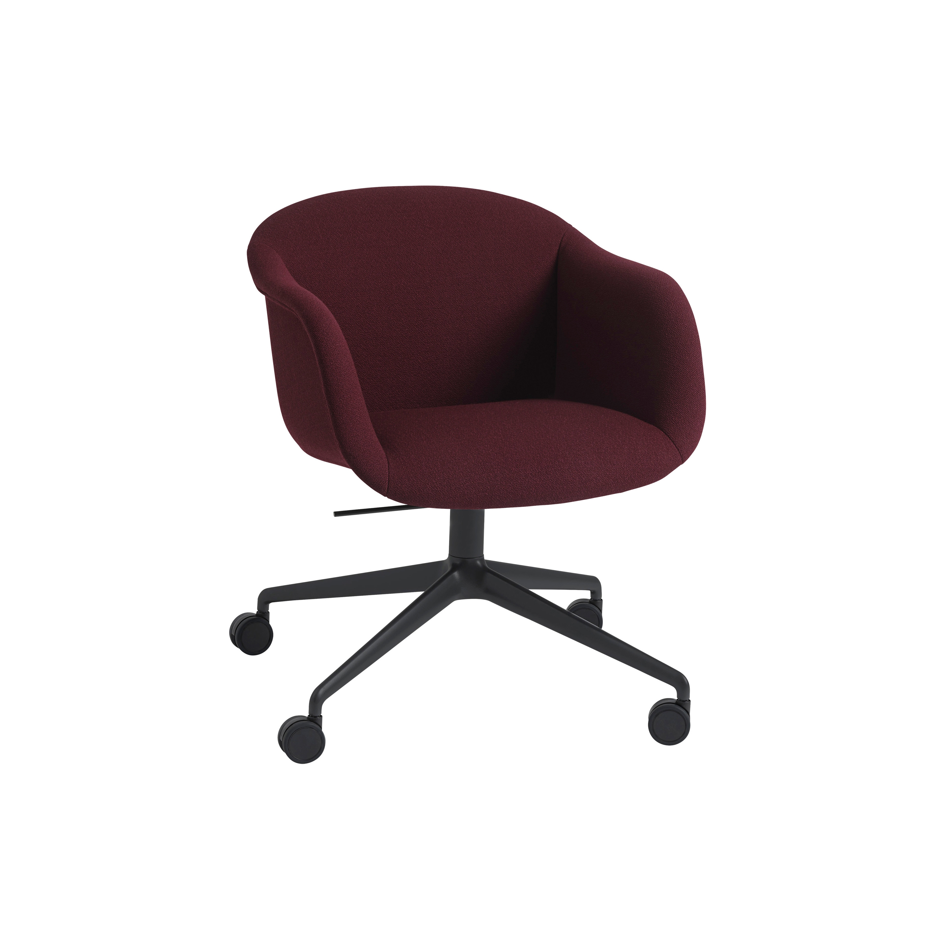 Display product Fiber Soft Armchair / Swivel Base w. Castors & Tilt from manufacturer Muuto
