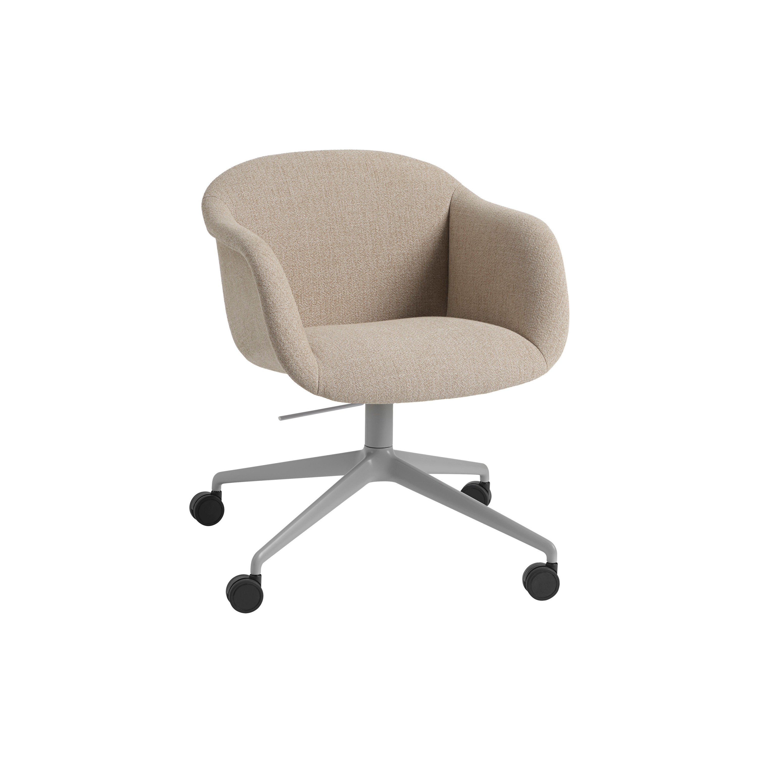 Fiber Soft Armchair / Swivel Base w. Castors & Tilt