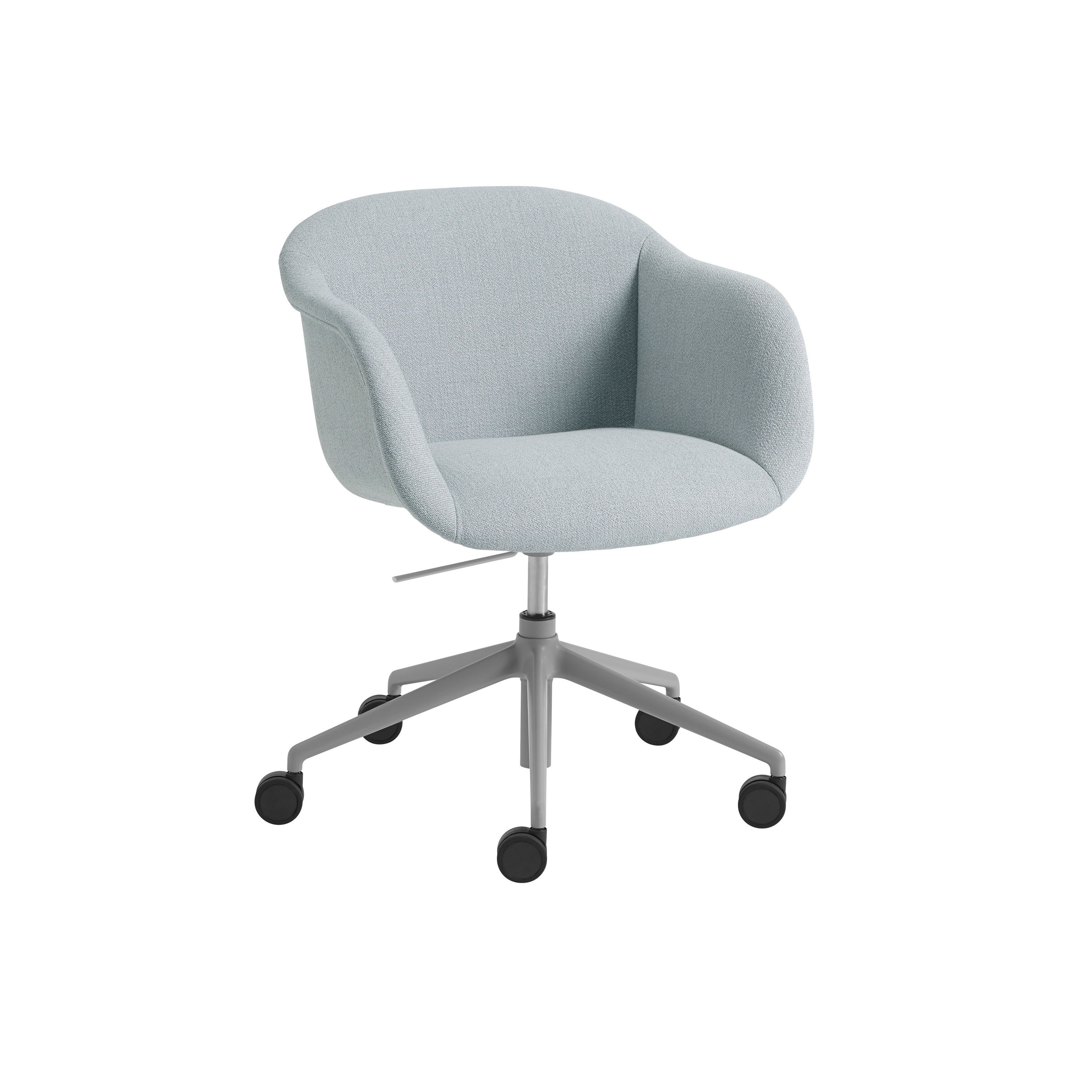Display product Fiber Soft Armchair / Swivel Base w. Gas Lift, Tilt & Castors from manufacturer Muuto