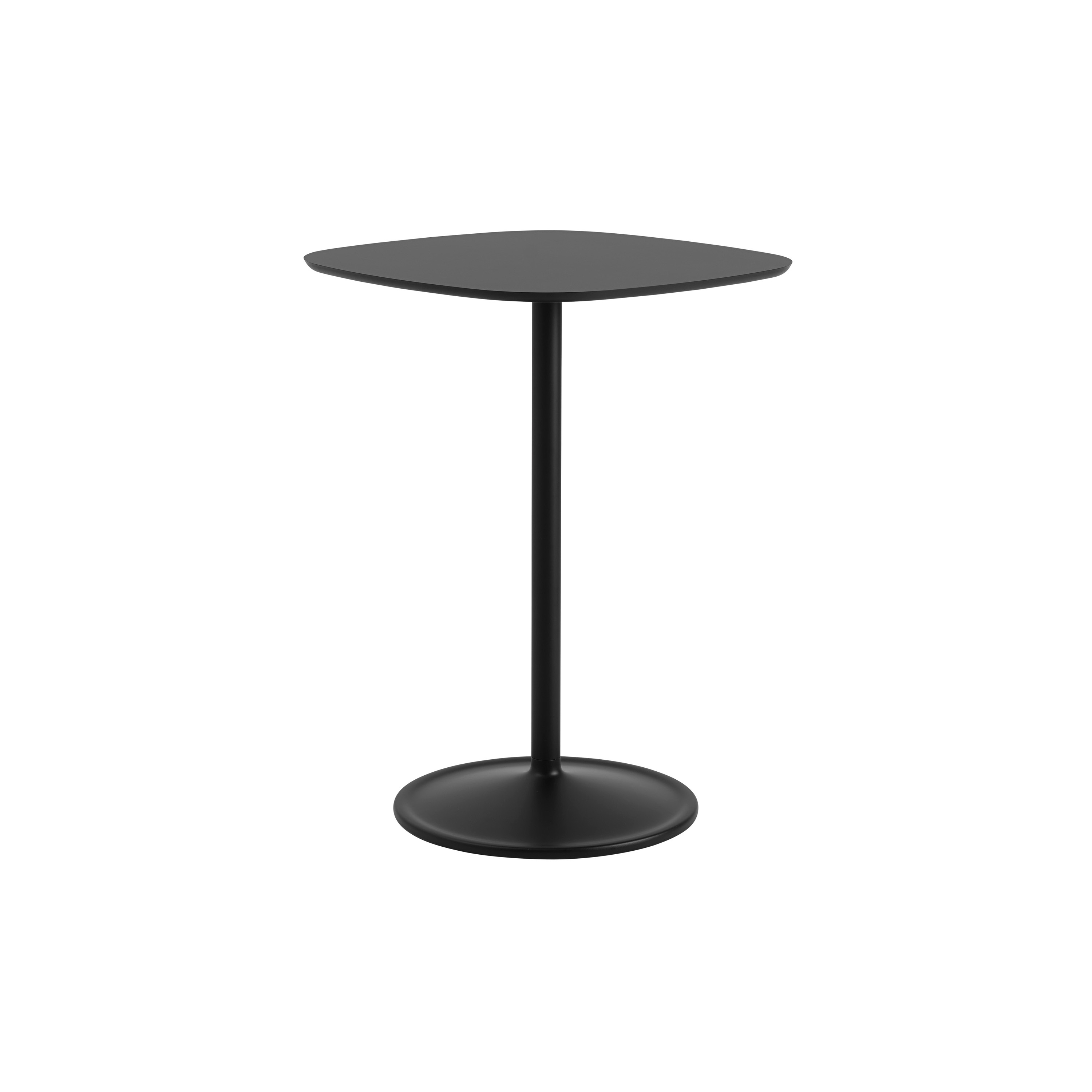 Display product Soft Café Table | 70 x 70 h: 95 cm / 27.6 x 27.6 h: 37.4" from manufacturer Muuto