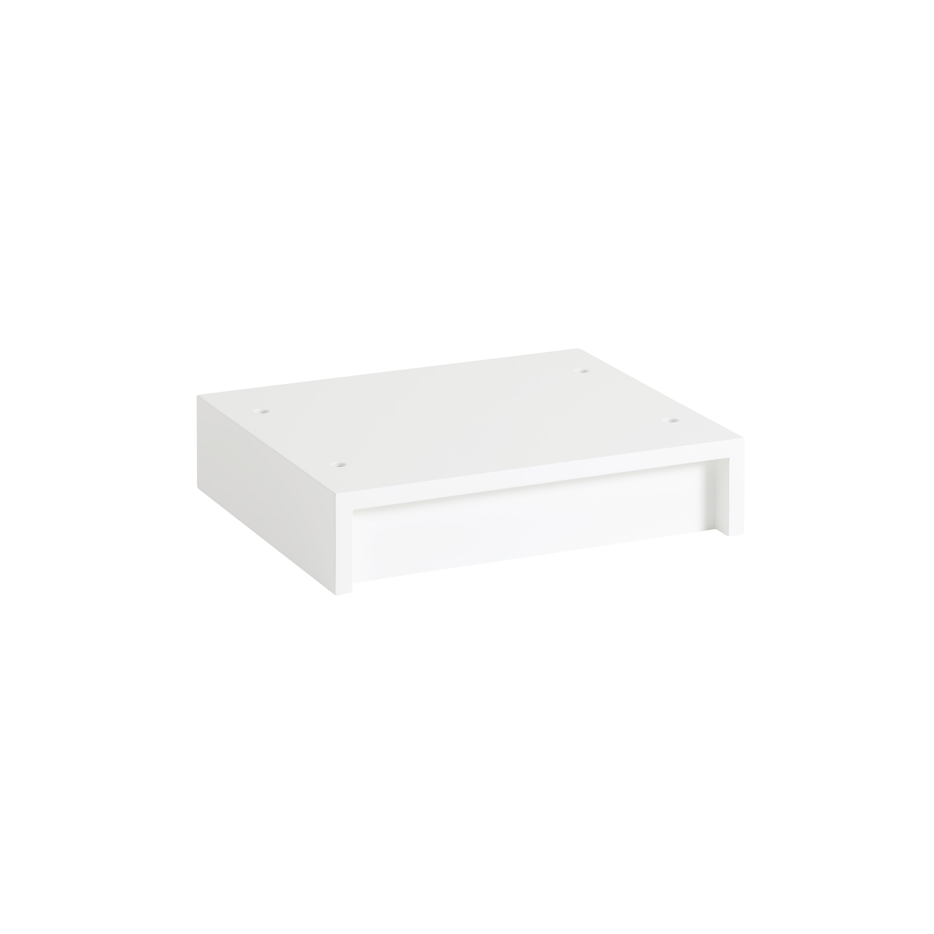 Display product Stacked Storage System | Plinth - 43,5 X 35 H: 10 CM | 17.15 X 13.75 H: 3.8" from manufacturer Muuto