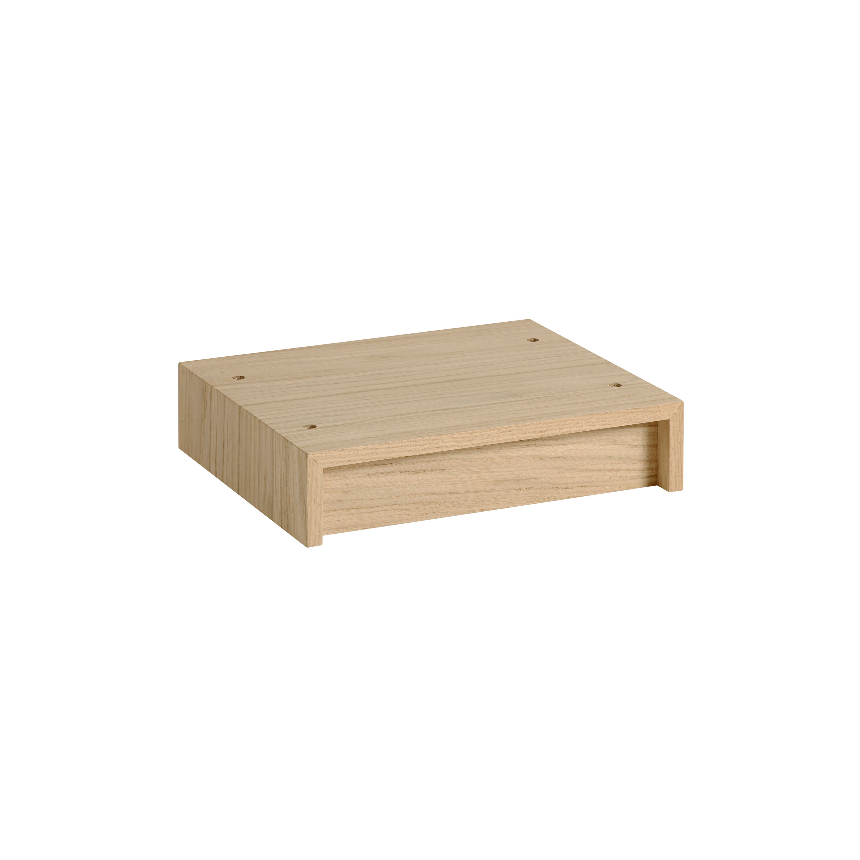 Display product Stacked Storage System | Plinth - 43,5 X 35 H: 10 CM | 17.15 X 13.75 H: 3.8" from manufacturer Muuto