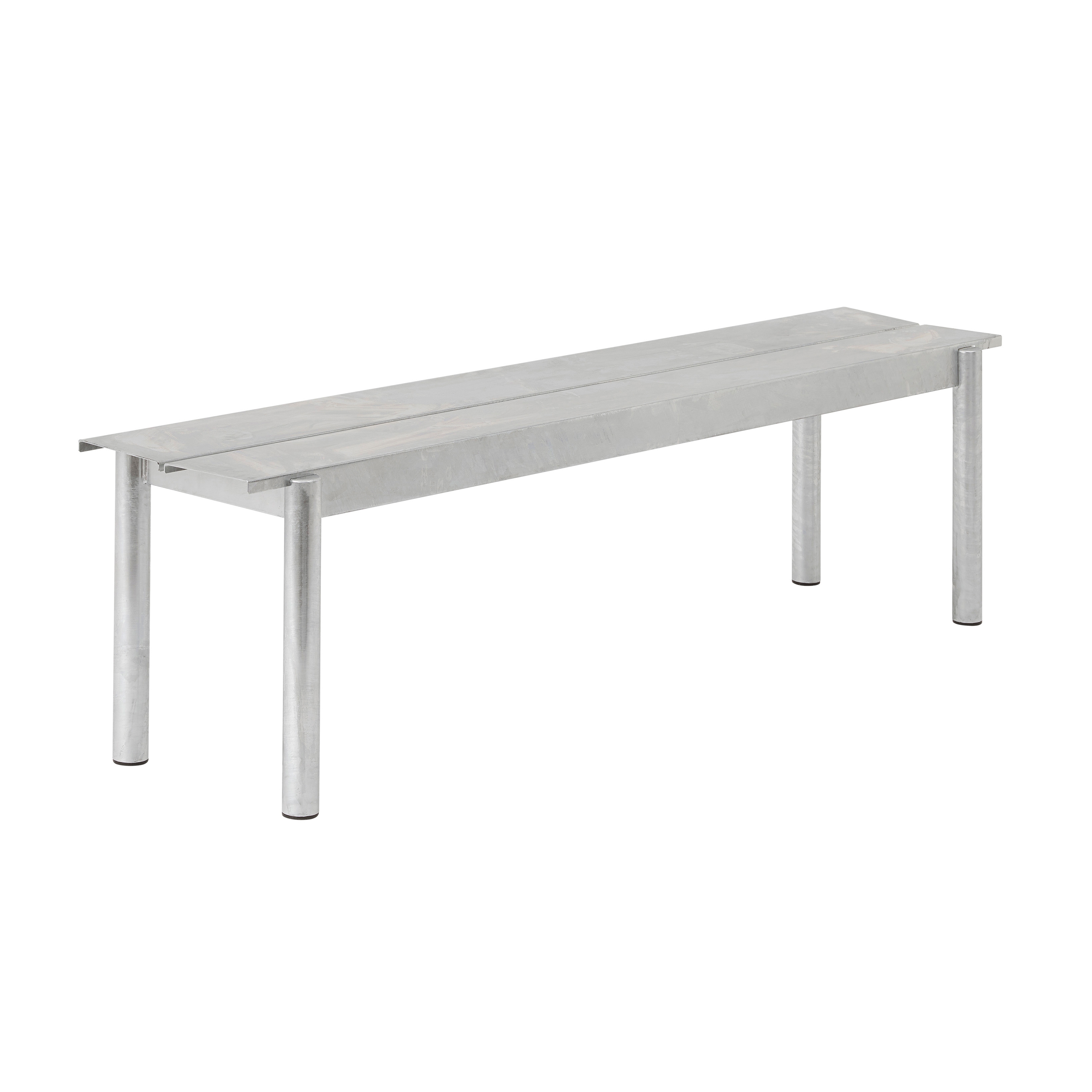 Display product Linear Steel Bench | 170 x 34 cm / 66.9 x 15.4" from manufacturer Muuto