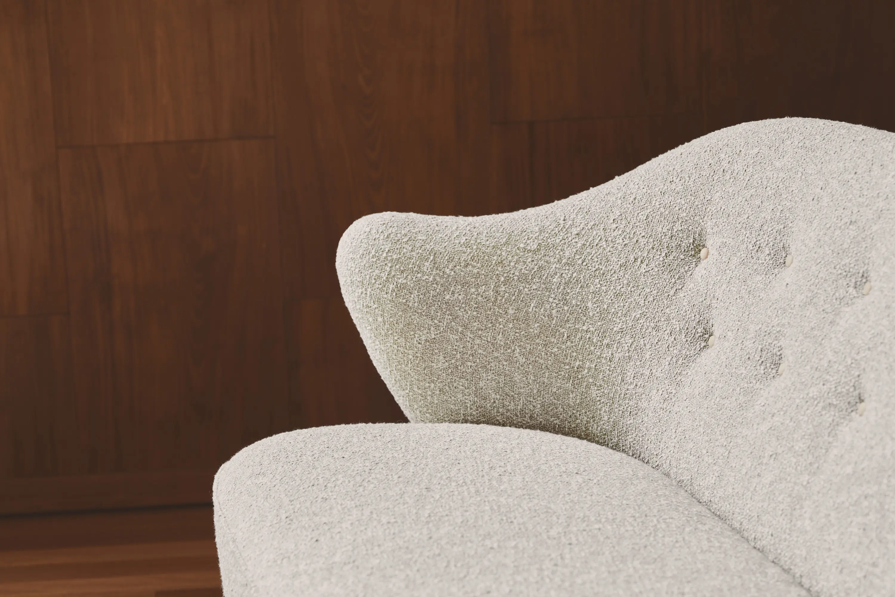 Audo Copenhagen - Ingeborg Sofa Sheepskin, Sahara/Natural Oak