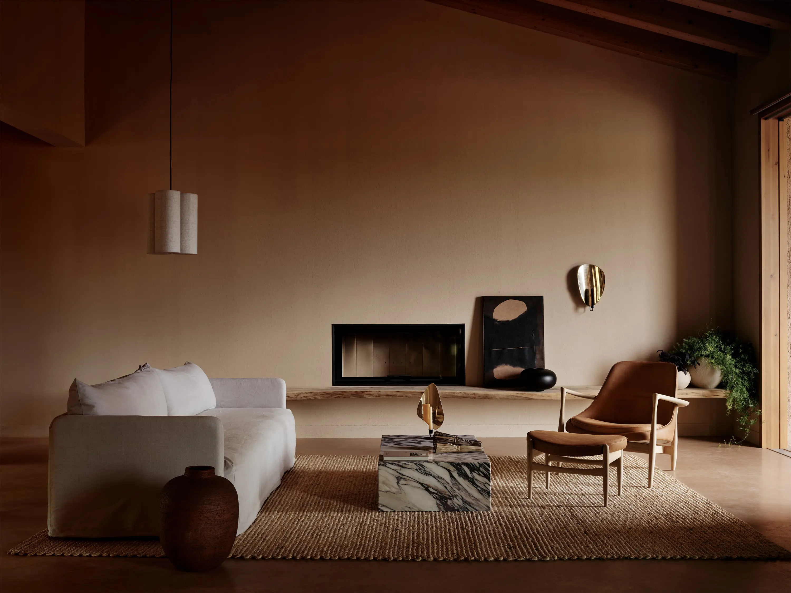 Audo Copenhagen - Elizabeth, Lounge Chair | Natural Oak / Hallingdal 200
