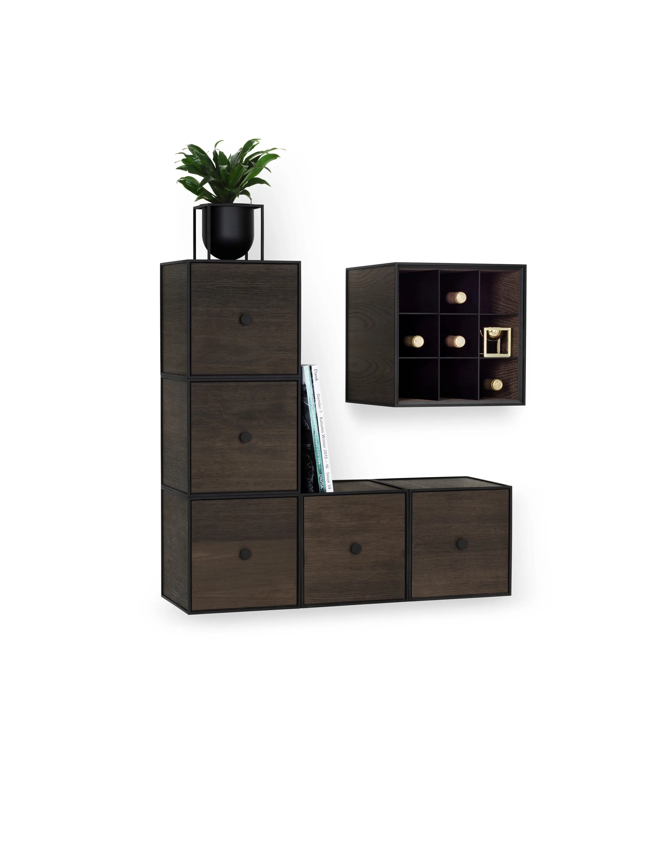 Audo Copenhagen - Frame 35 With 2 Drawers, Light Grey