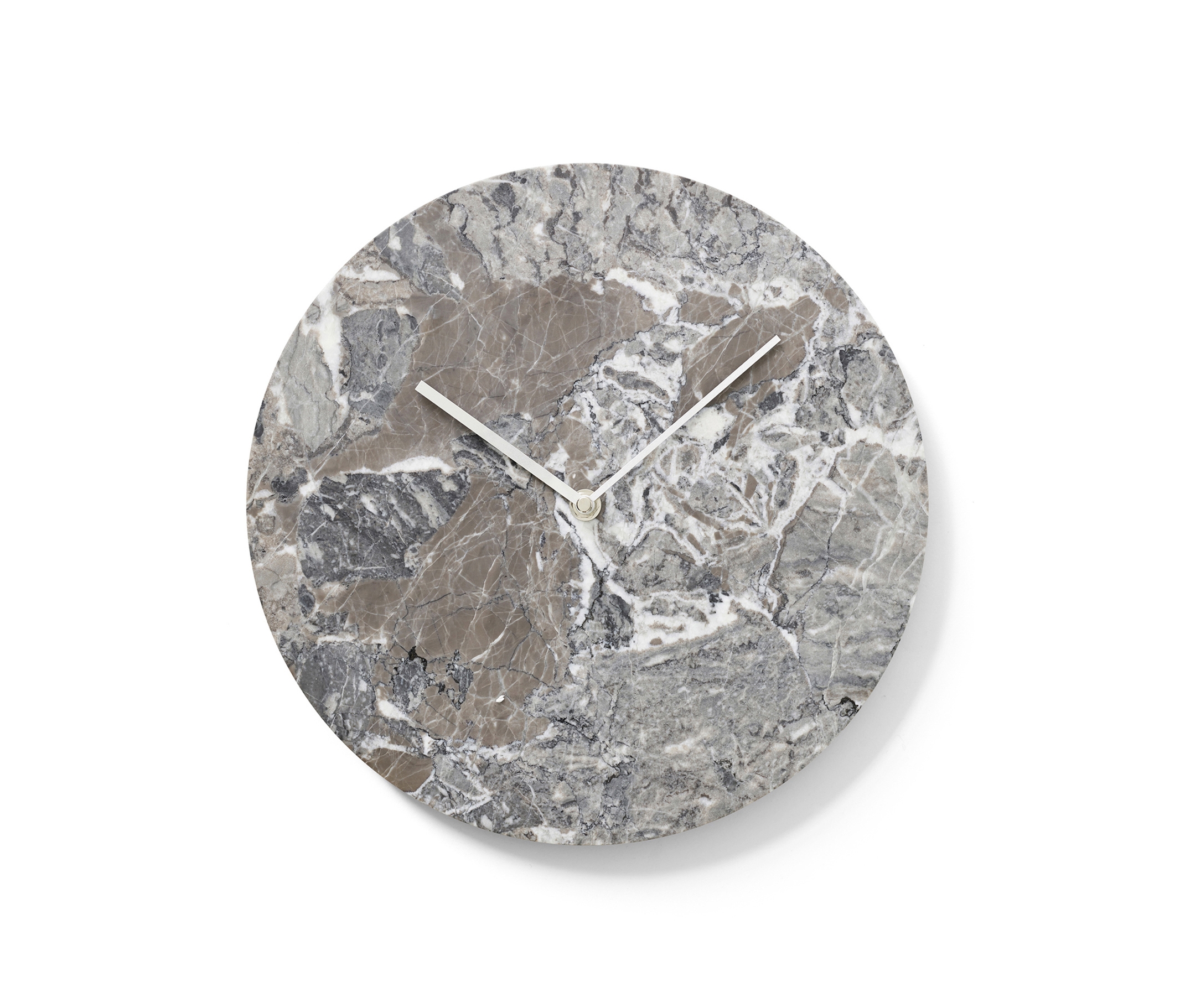 Display product Marble Wall Clock | Grey from manufacturer Audo Copenhagen