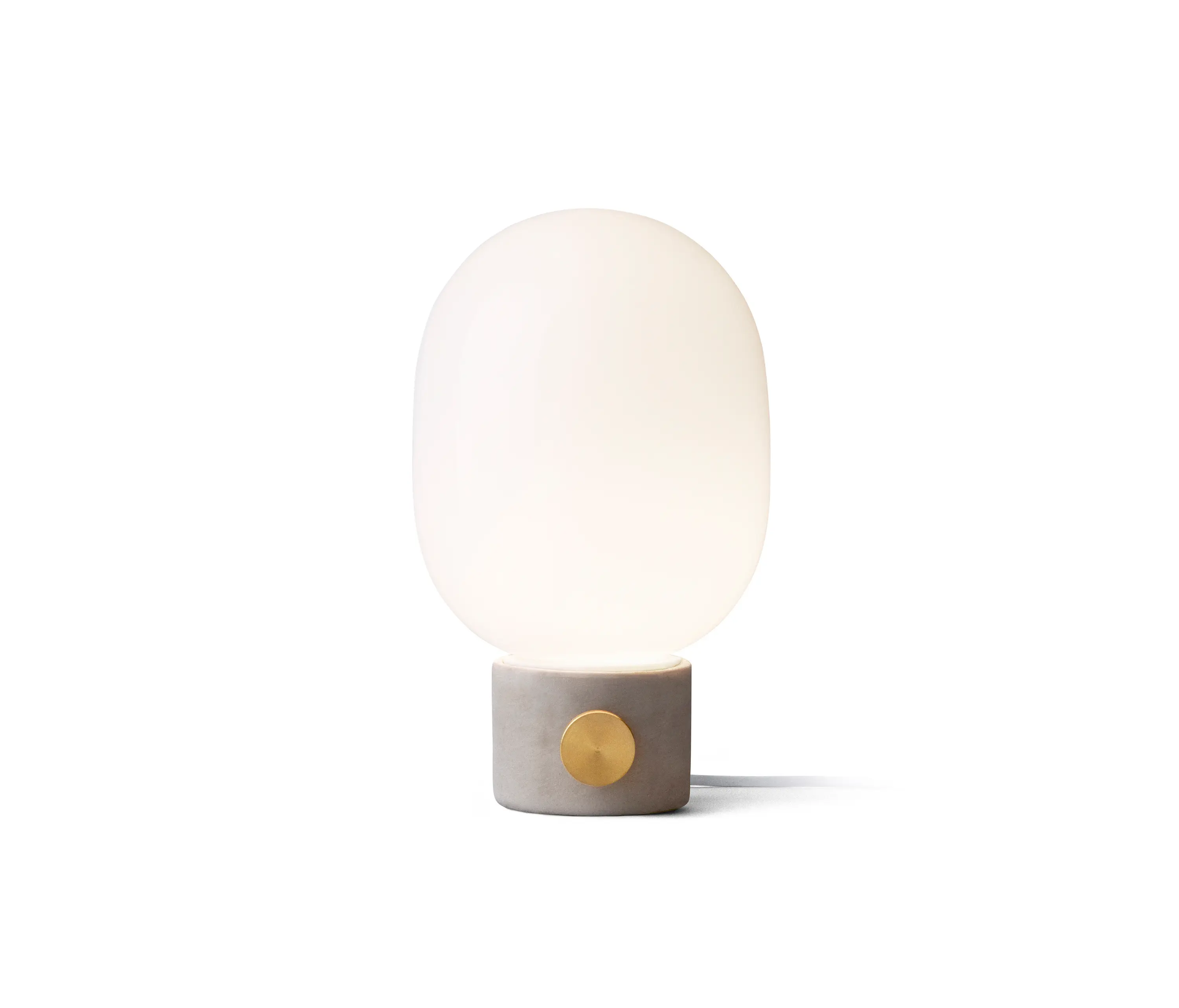 Audo Copenhagen - JWDA Concrete Table Lamp | Light Grey/Brass