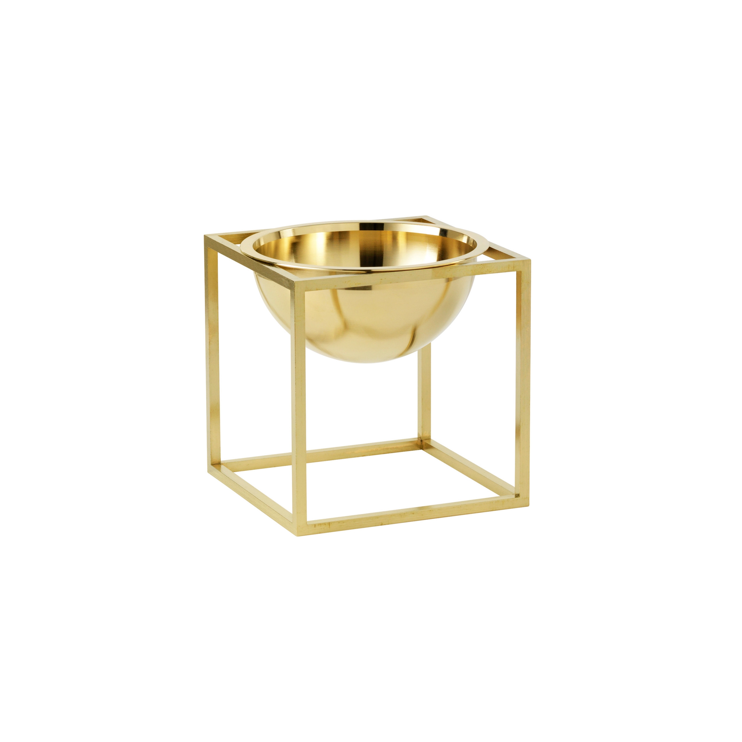 Kubus Bowl Small, Brass