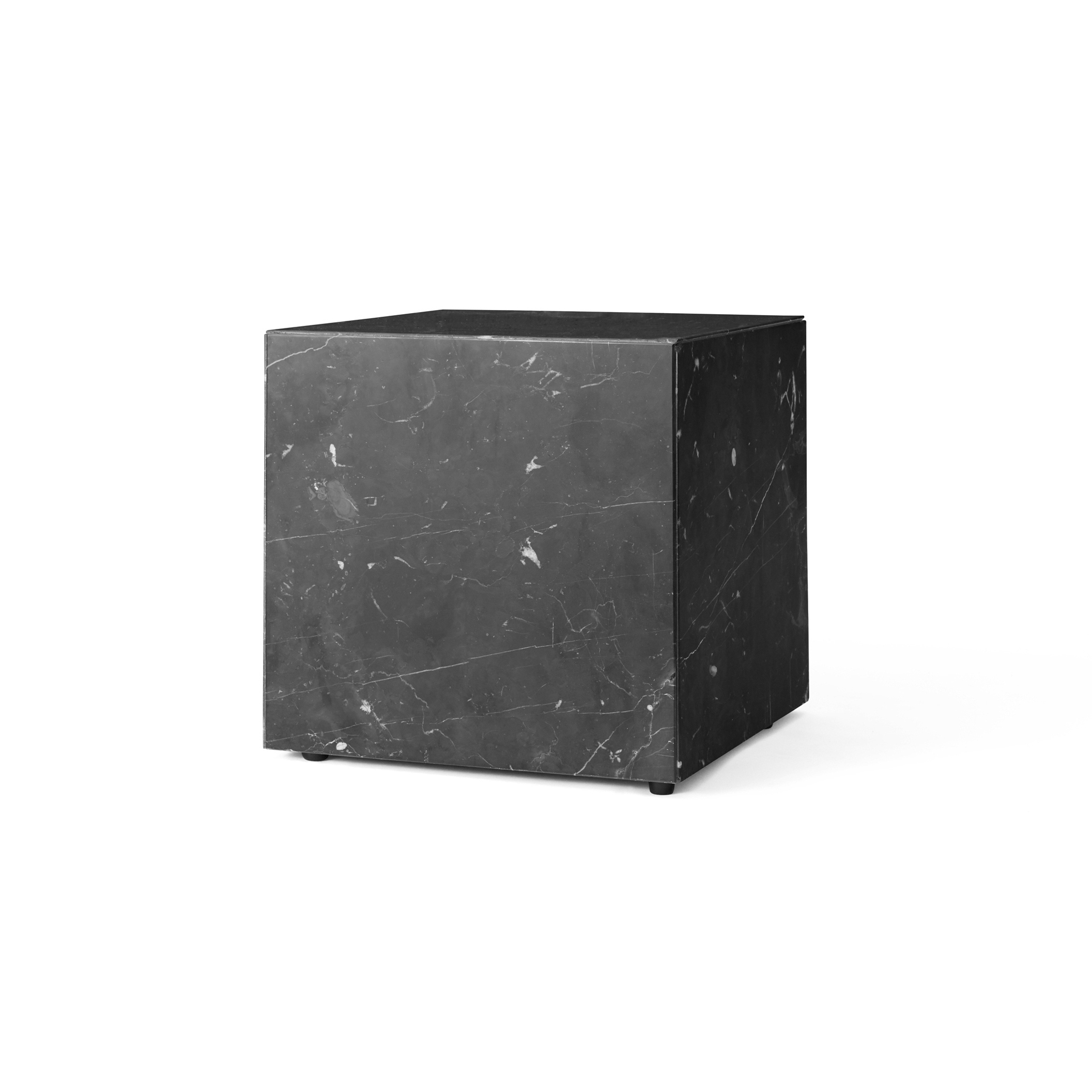 Plinth Cubic | Black Marble