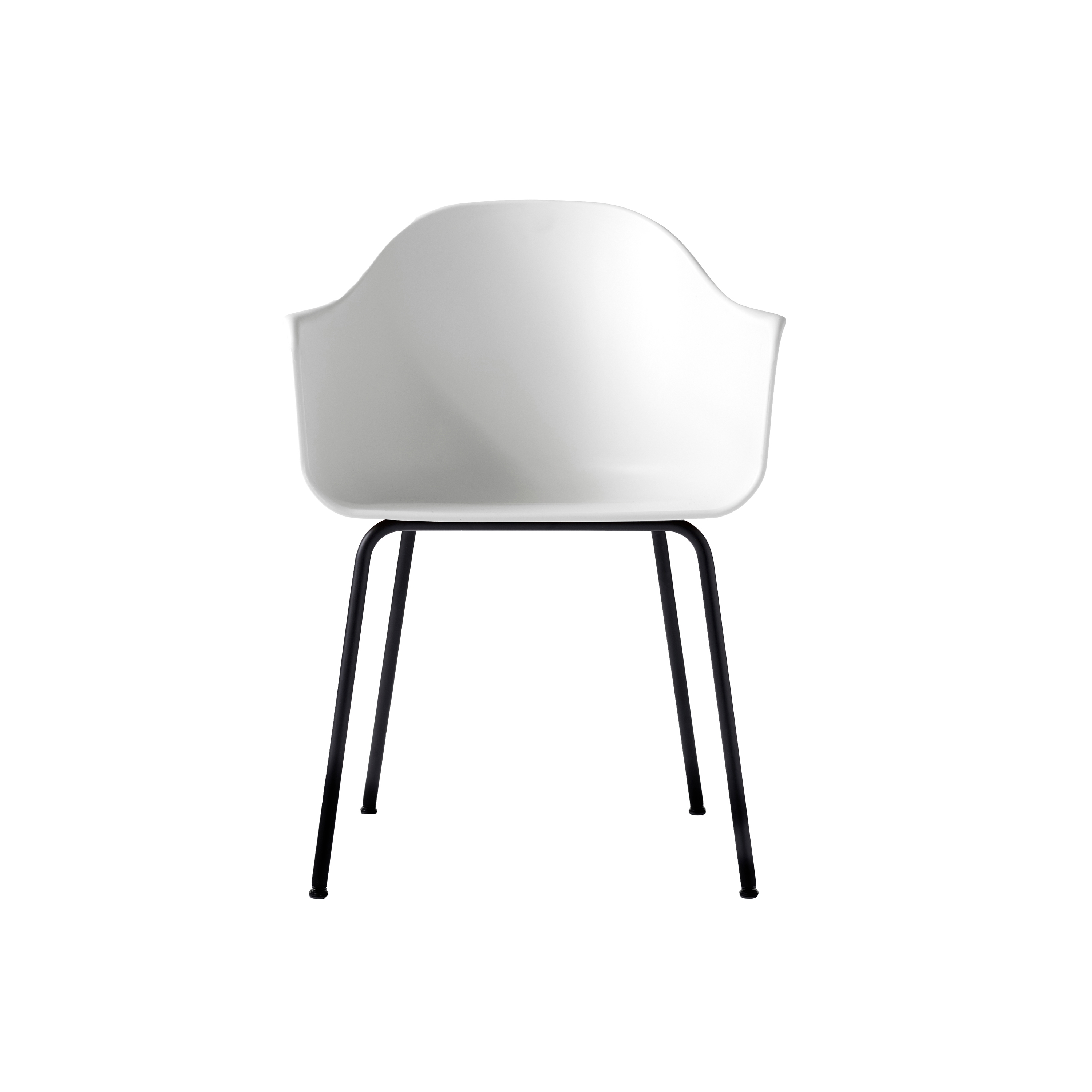 Harbour Dining Chair | Steel base / White Plastic