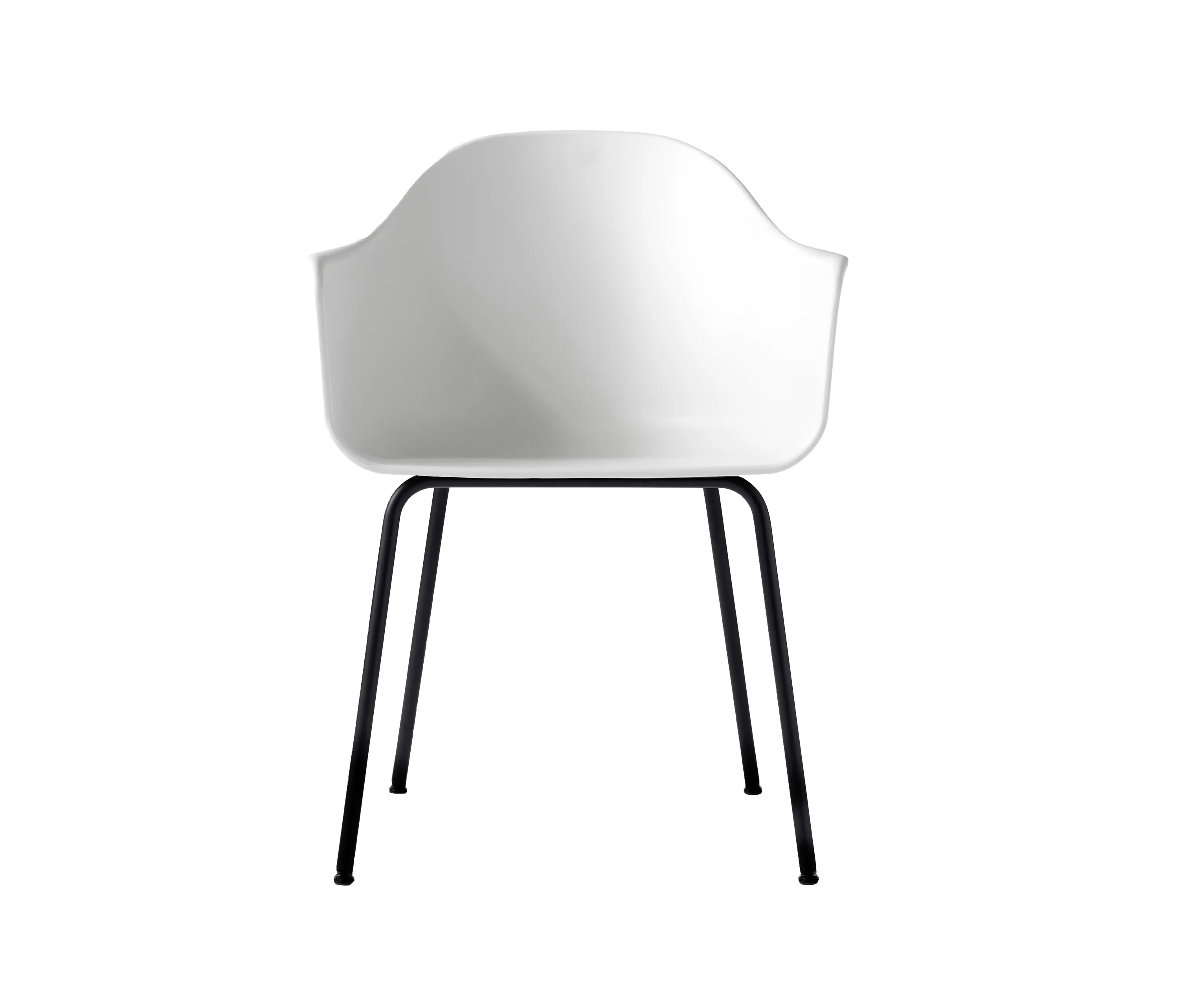 Audo Copenhagen - Harbour Dining Chair | Steel base / White Plastic