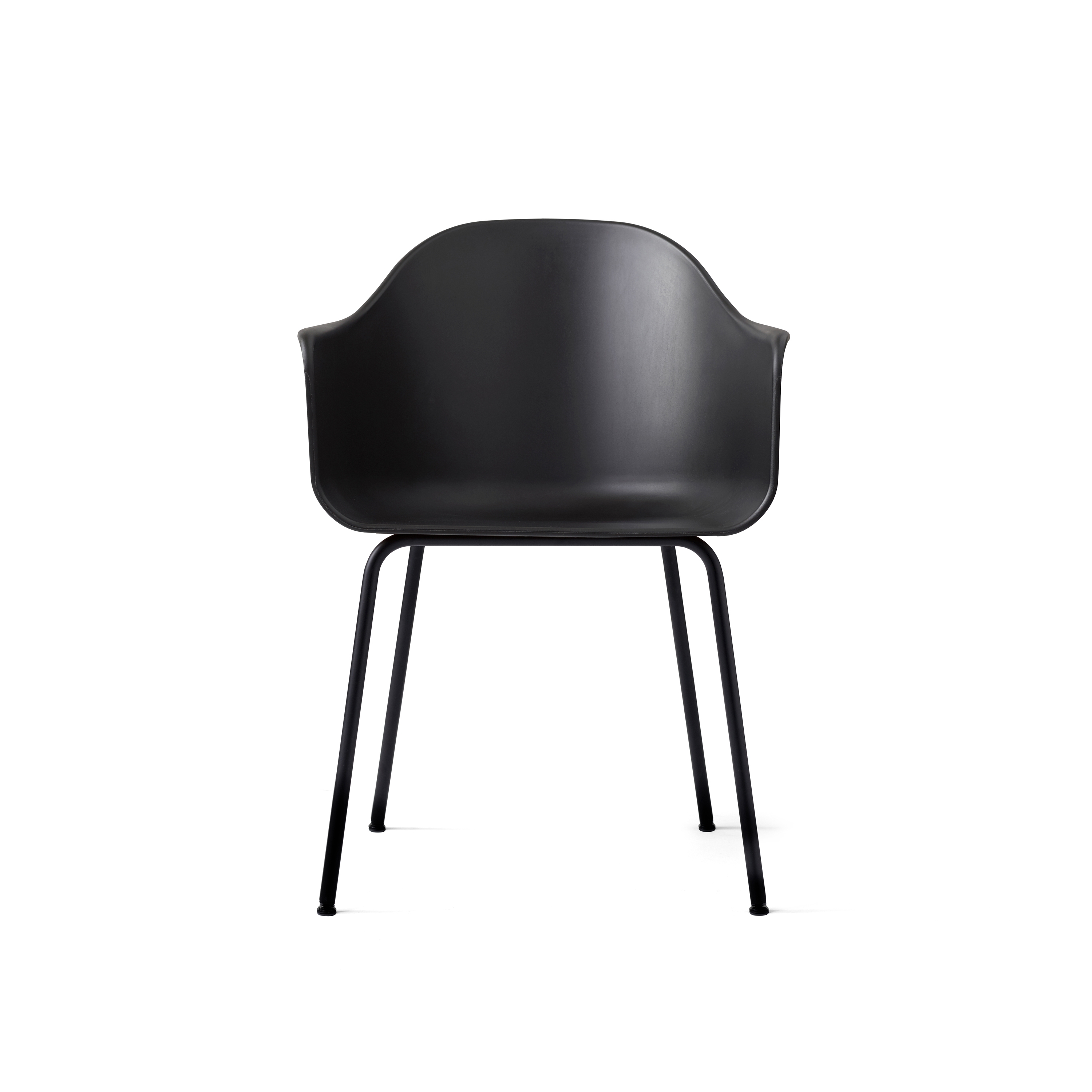 Vertoon produk Harbour Dining Chair | Steel base / Black Plastic van vervaardiger Audo Copenhagen