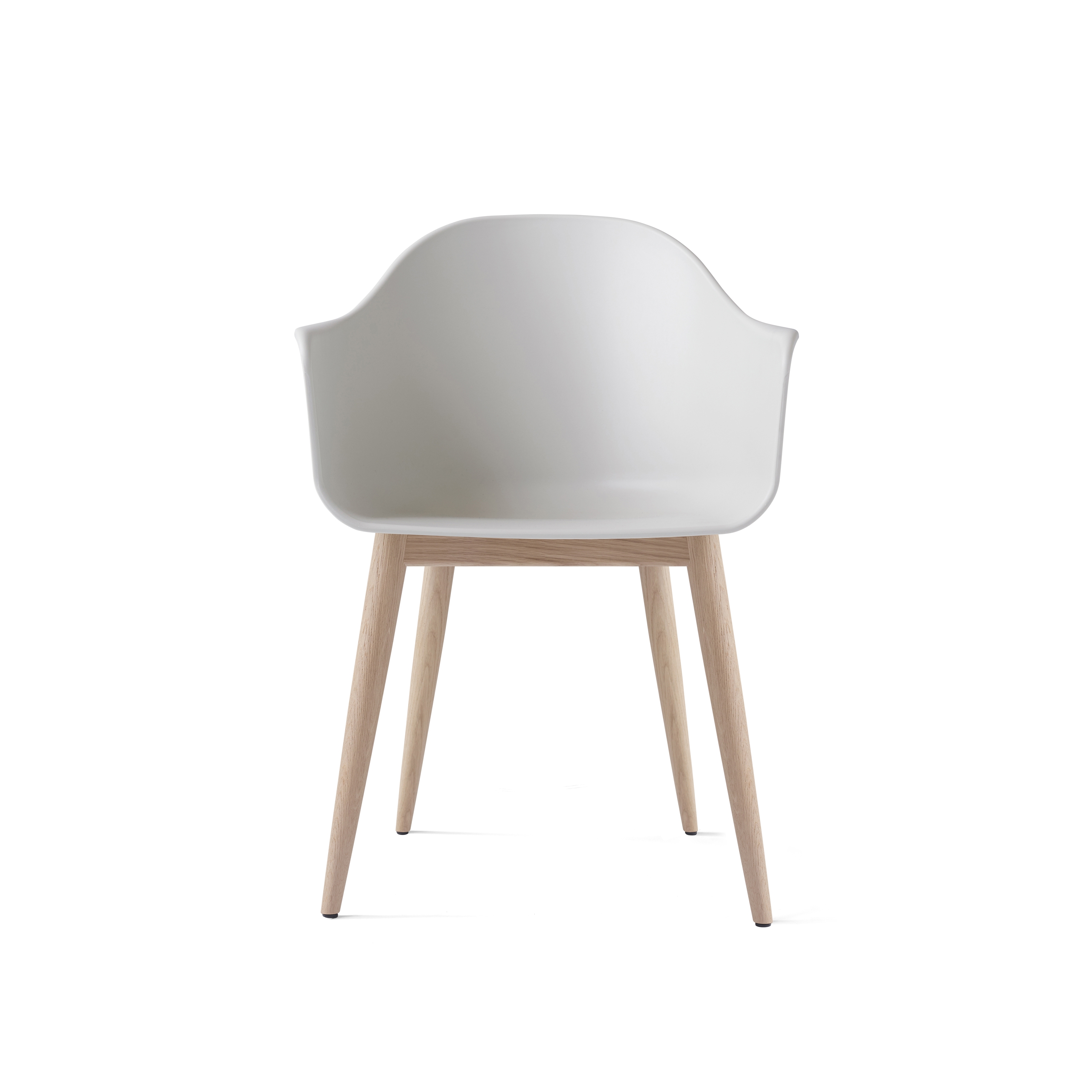 Display product Harbour Dining Chair | Wood base / Natural Oak / Light Grey Plastic from manufacturer Audo Copenhagen