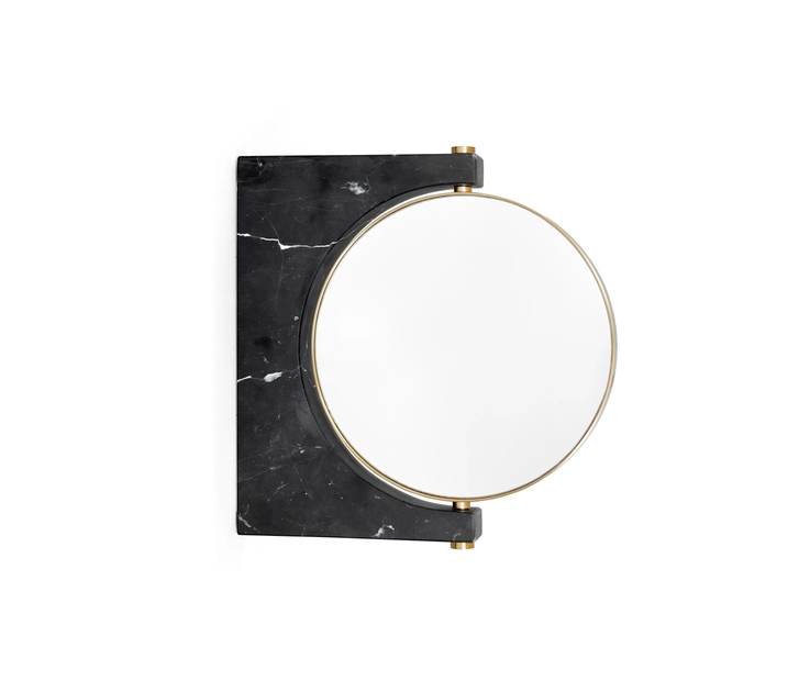 PEPE MARBLE MIRROR | BLACK WALL MIRROR - Mirrors from Audo