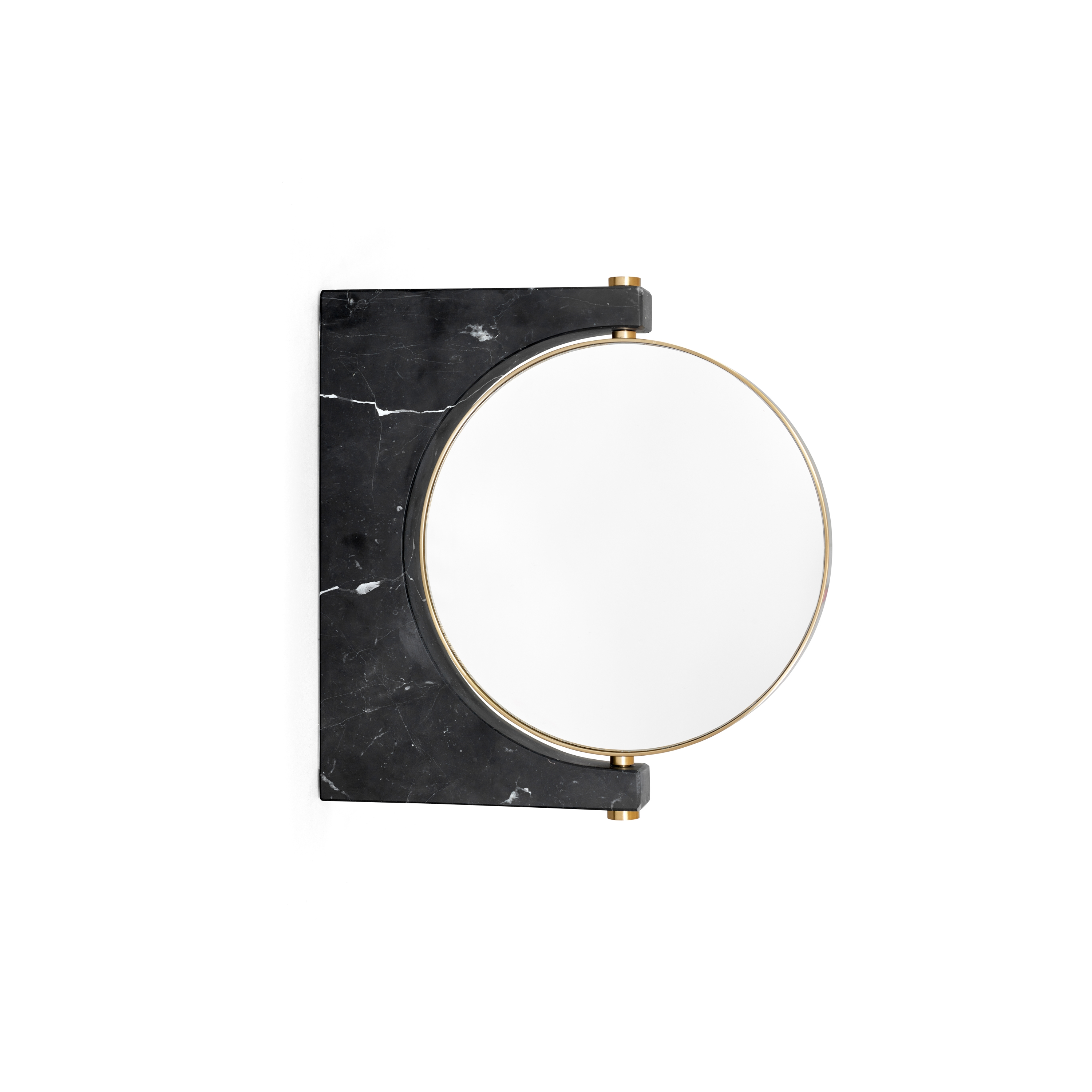 Display product Pepe Marble Mirror | Black Wall Mirror from manufacturer Audo Copenhagen