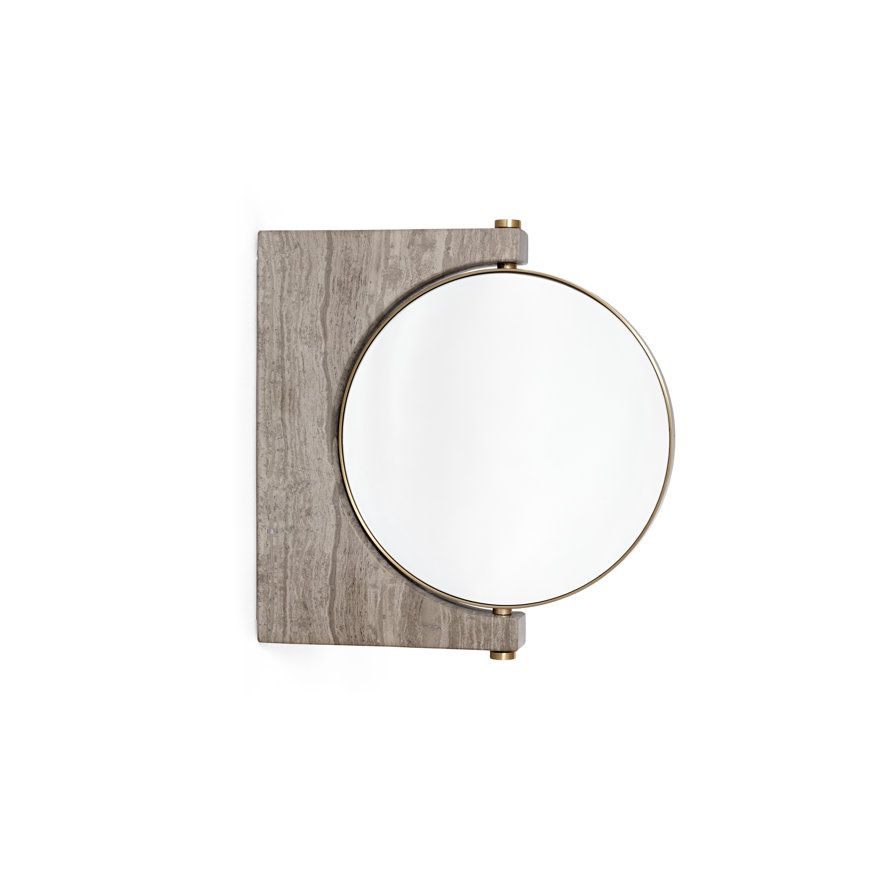 Pepe Marble Mirror | Brown Wall Mirror