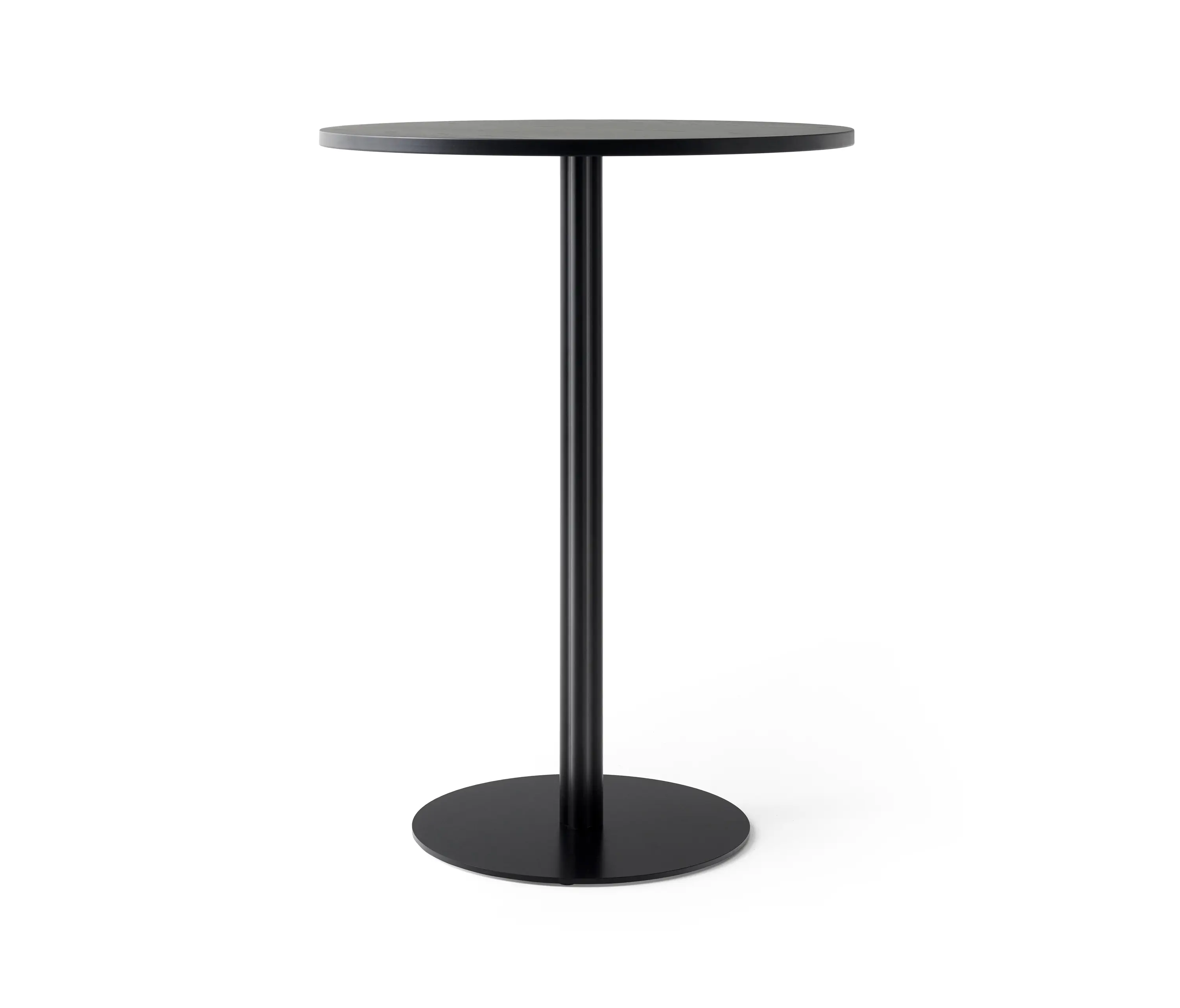 Audo Copenhagen - Harbour Column Bar Table | 80 / Black Painted Veneer
