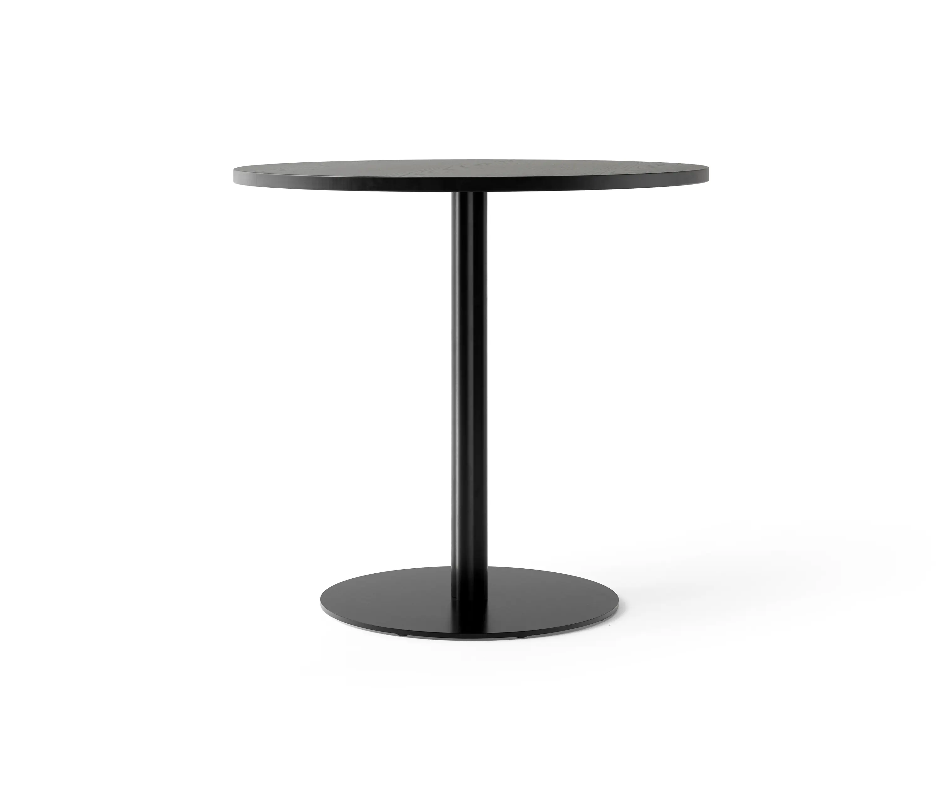 Audo Copenhagen - Harbour Column Dining Table | 80 / Black Painted Veneer