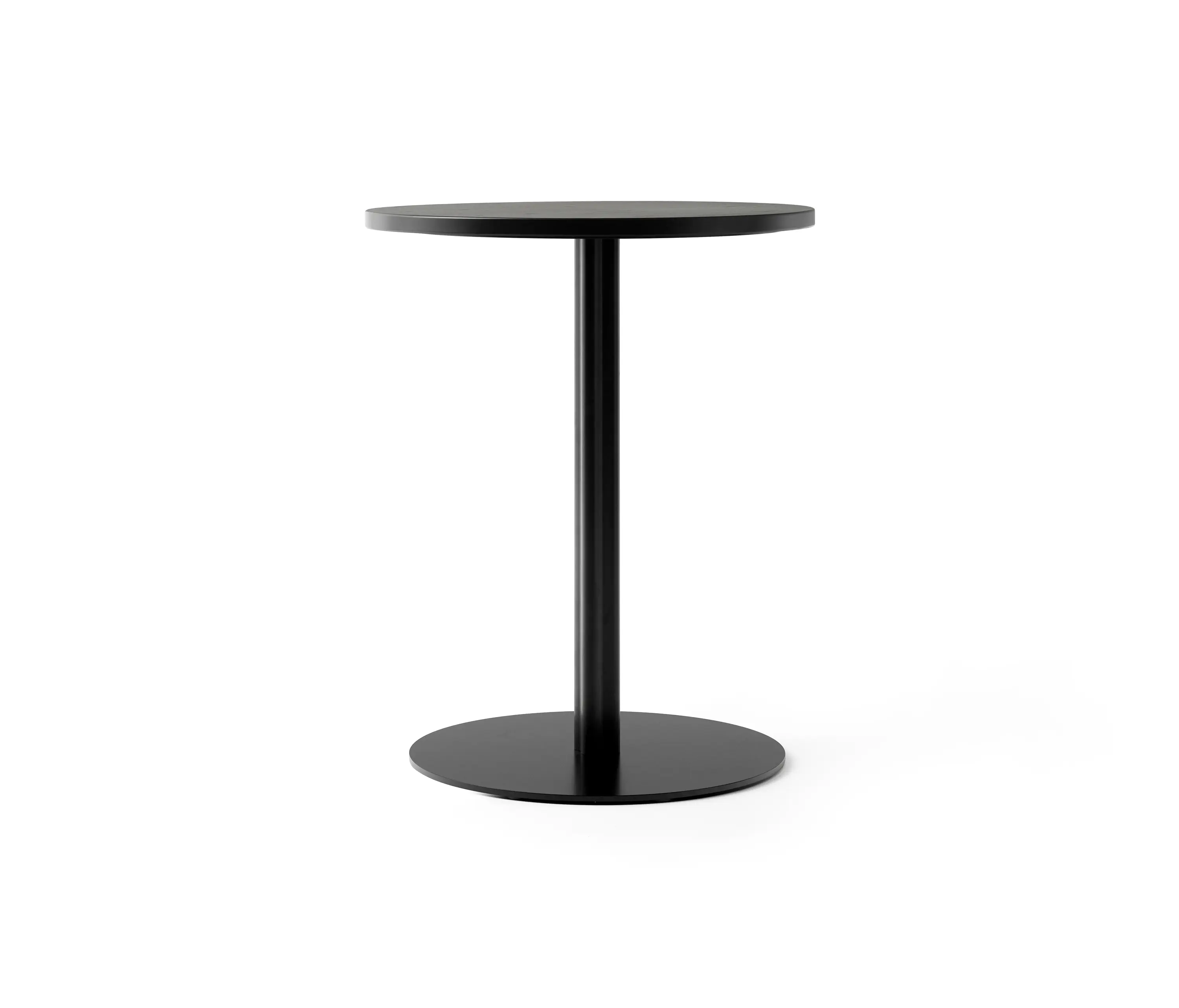 Audo Copenhagen - Harbour Column Dining Table | 60 / Black Painted Veneer