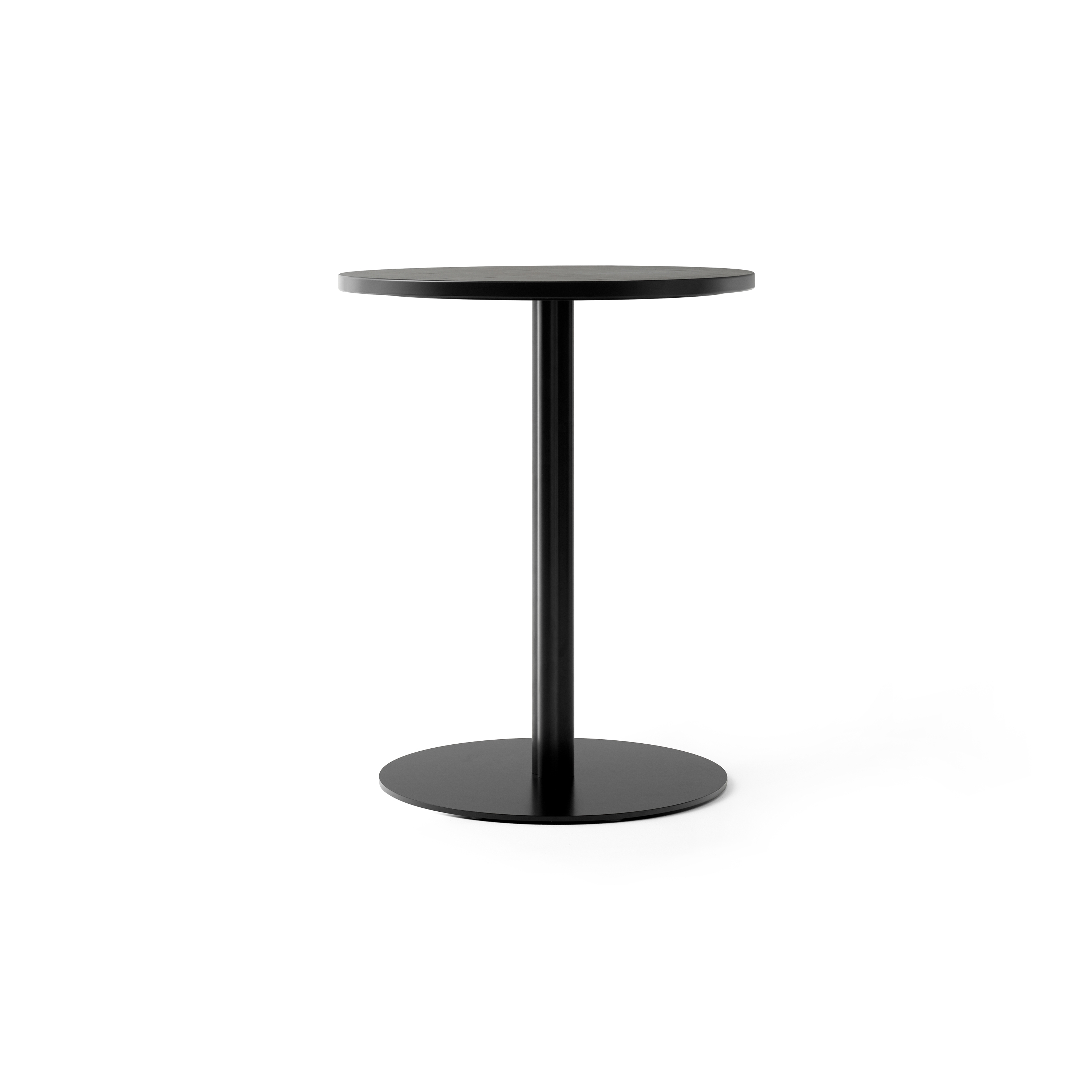 Display product Harbour Column Dining Table | 60 / Black Painted Veneer from manufacturer Audo Copenhagen