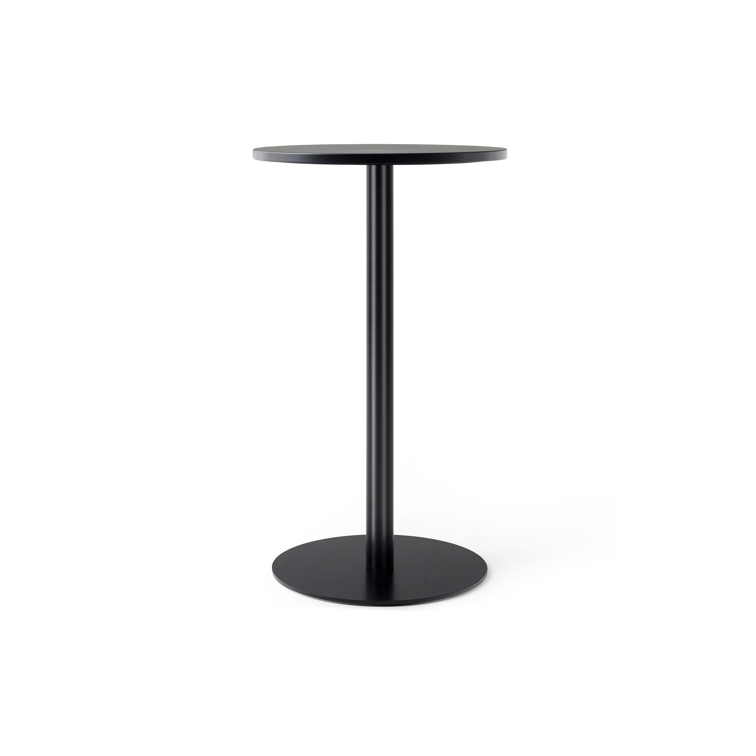 Harbour Column Dining Table | Round base / 60x70 / Charcoal Linoleum