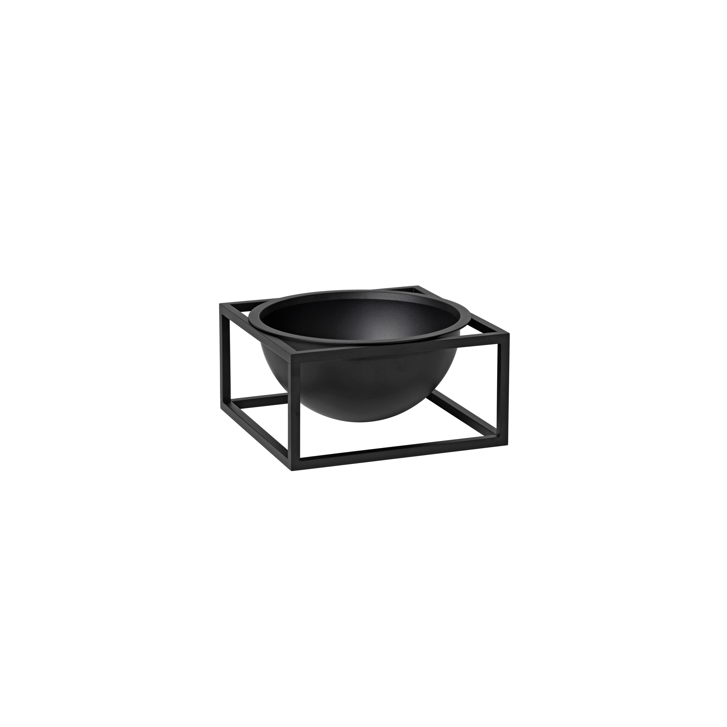 Kubus Bowl Centerpiece Small, Black