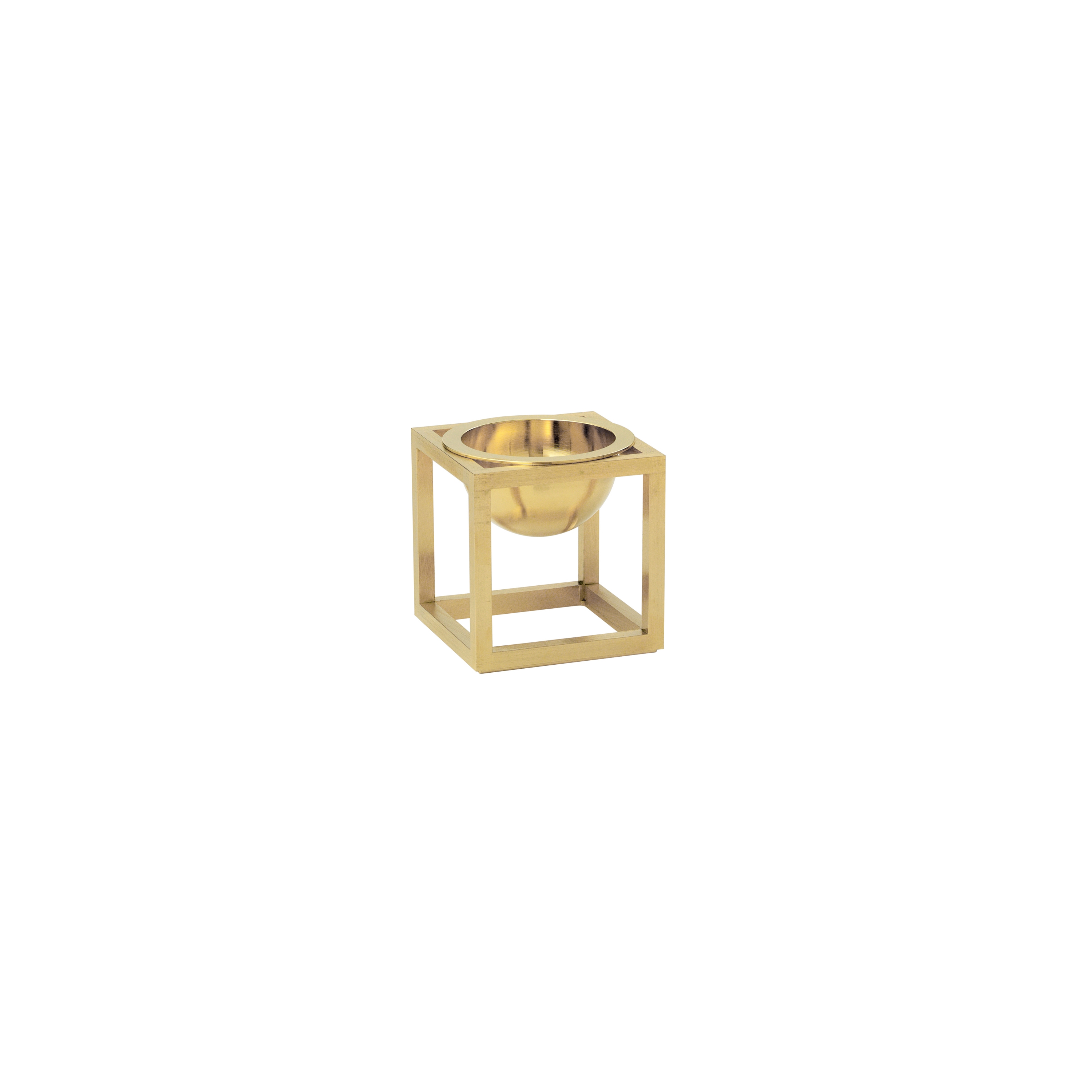 Display product Kubus Bowl Mini, Brass from manufacturer Audo Copenhagen