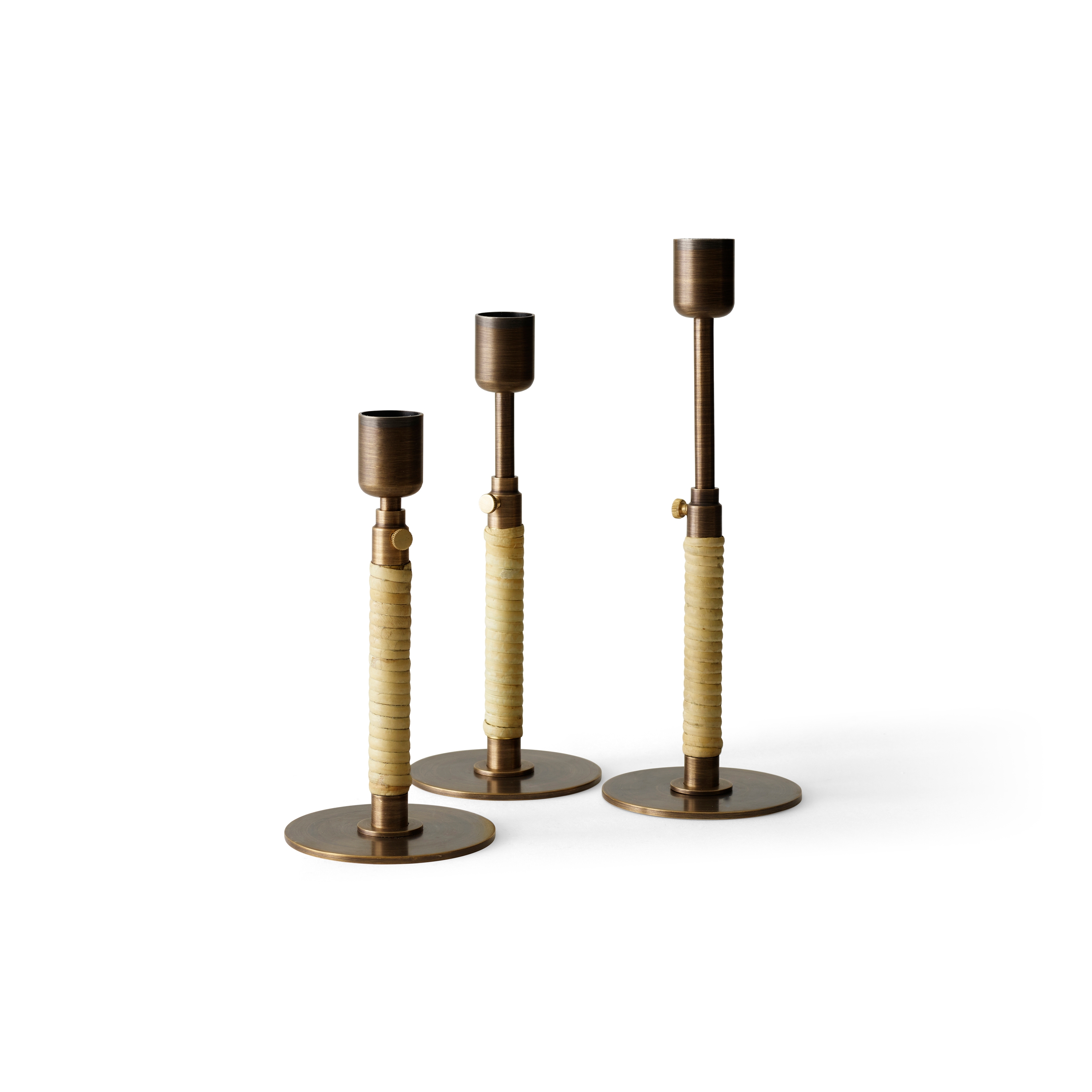 Duca Candleholder | Polished Brass