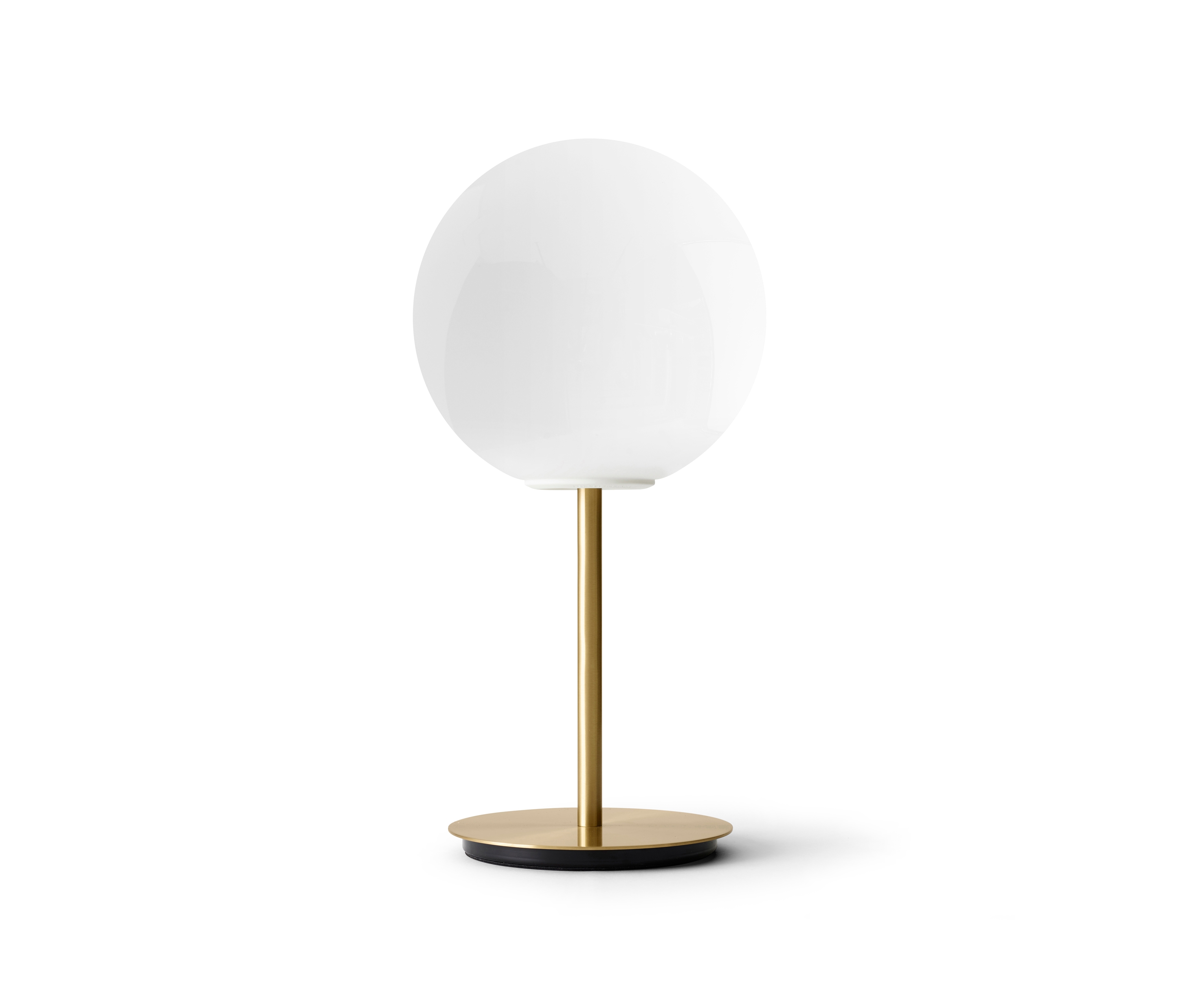 Display product TR Bulb | Table Lamp | Brushed Brass | Shiny Opal Bulb from manufacturer Audo Copenhagen