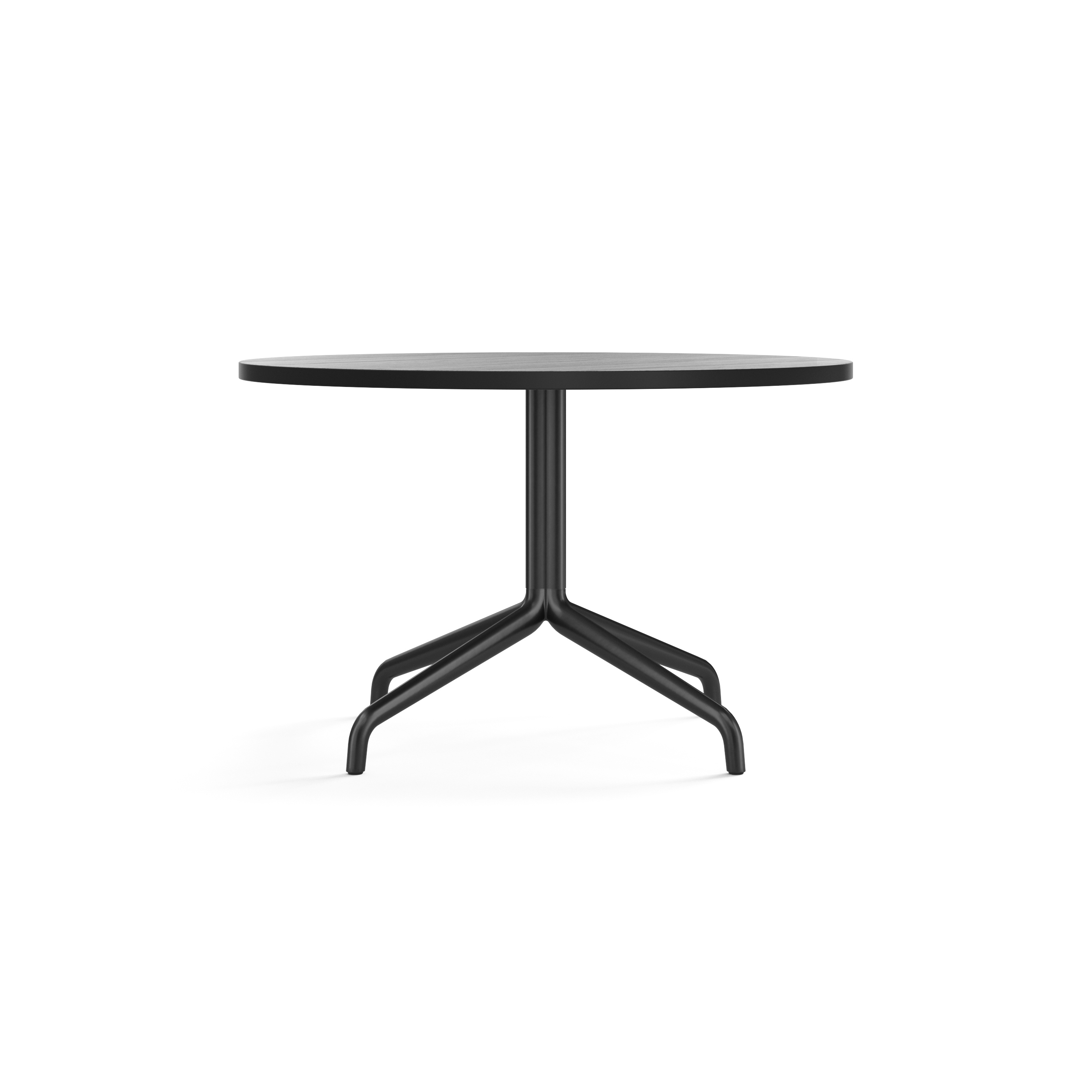Display product Harbour Column Lounge Table, Ø80, Black Aluminium & Steel / Black Oak from manufacturer Audo Copenhagen