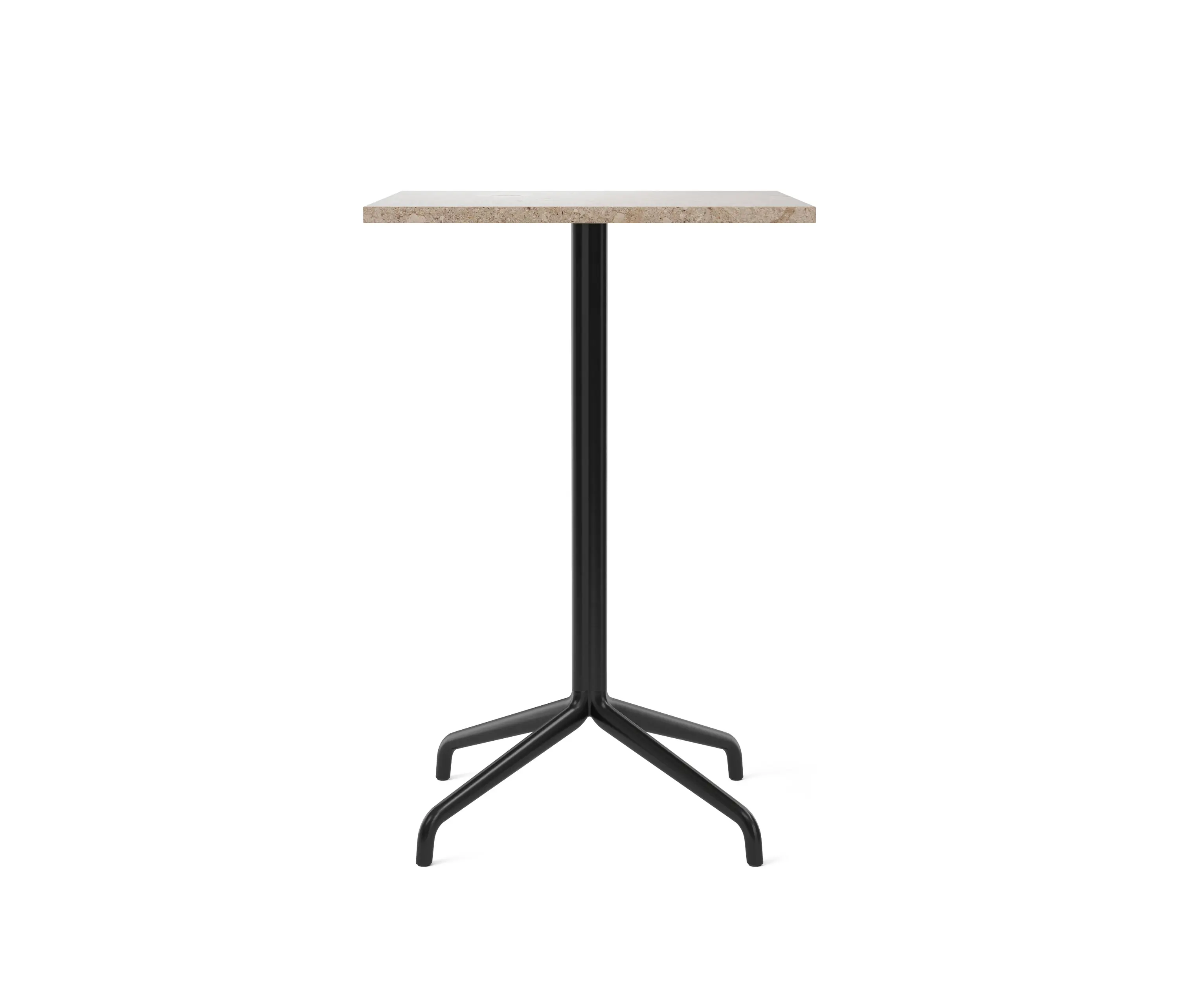 Audo Copenhagen - Harbour Column Counter Table, Star Base | Kunis Breccia Stone