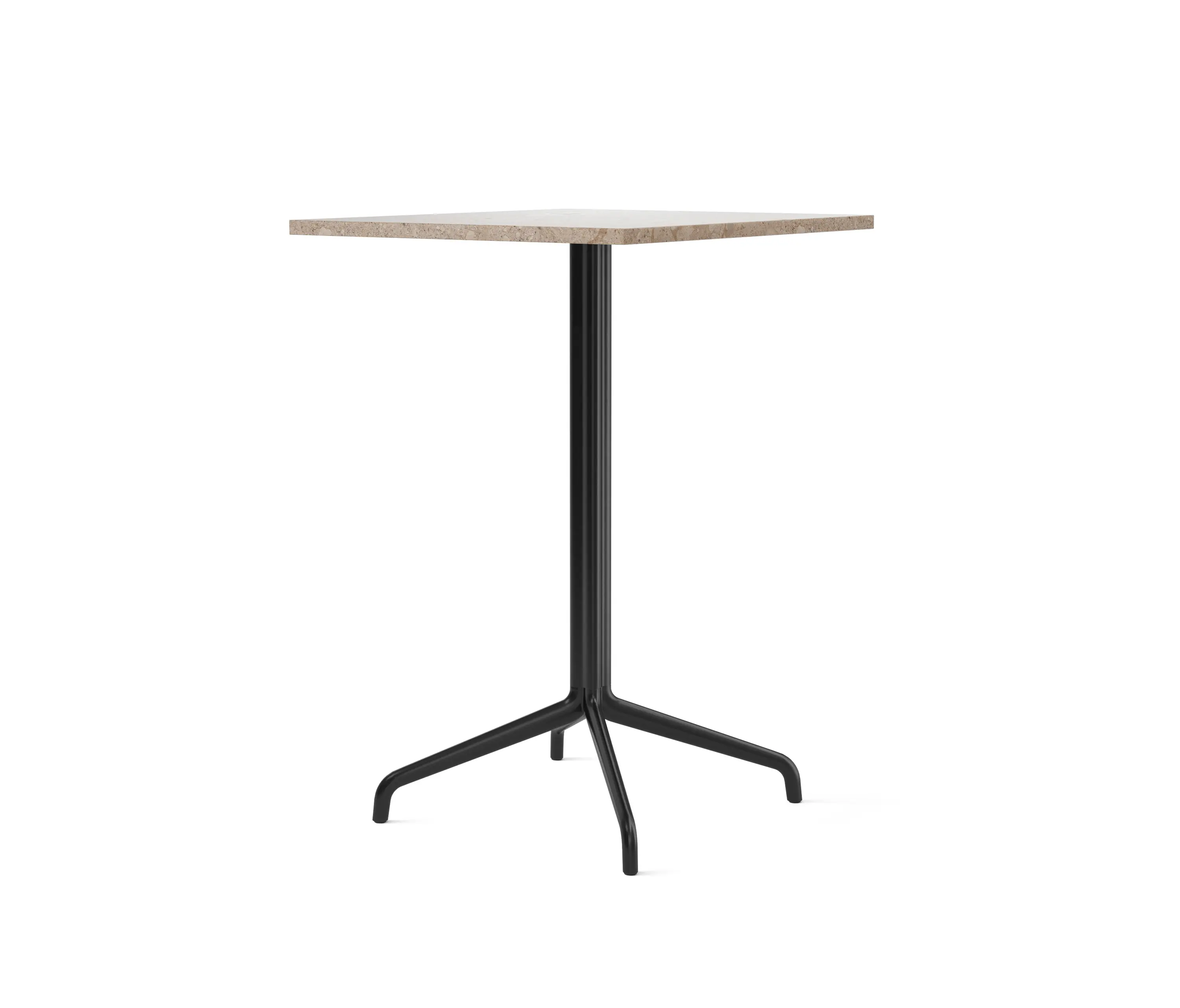 Audo Copenhagen - Harbour Column Counter Table, Star Base | Kunis Breccia Stone