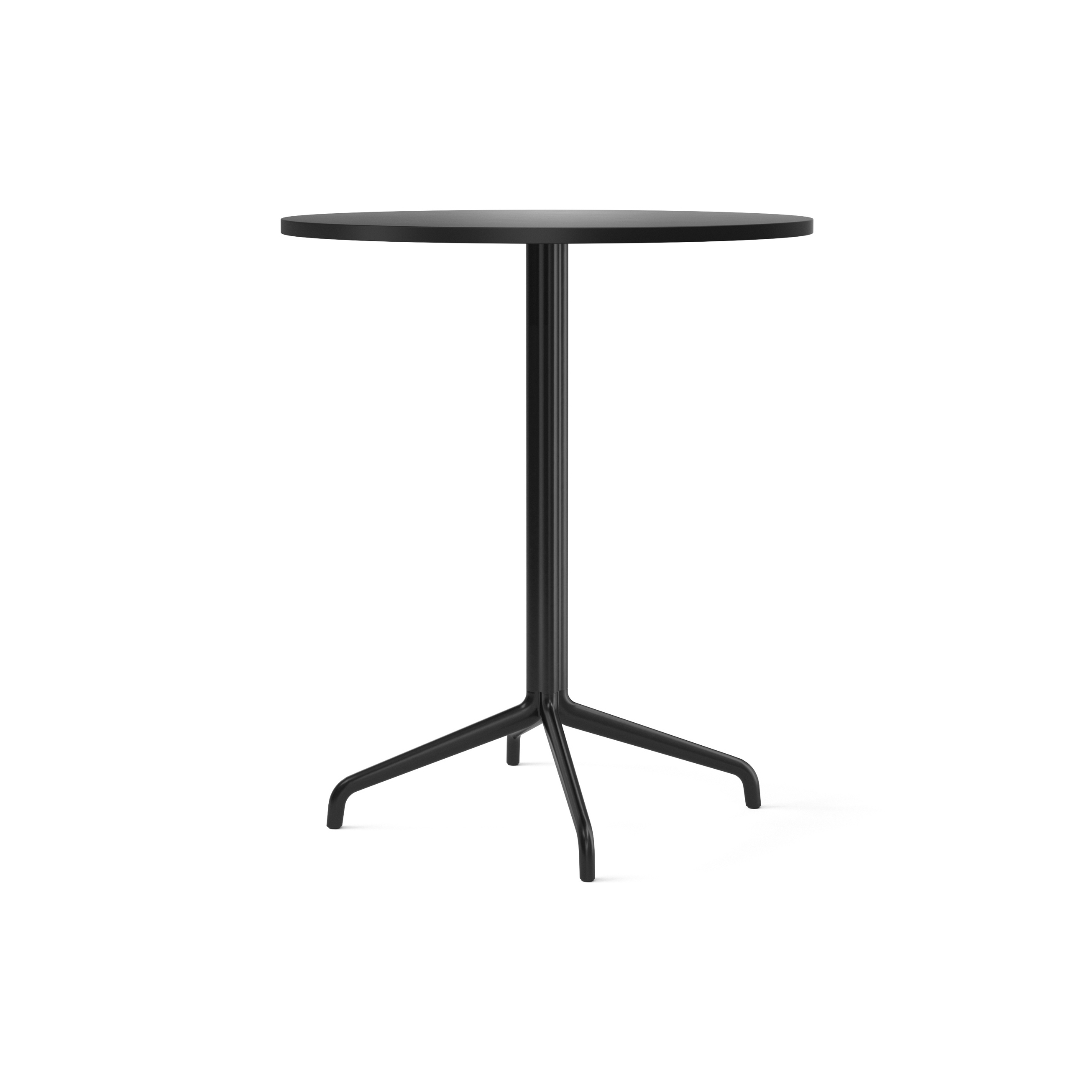 Harbour Column Counter Table, Star Base | Charcoal Linoleum