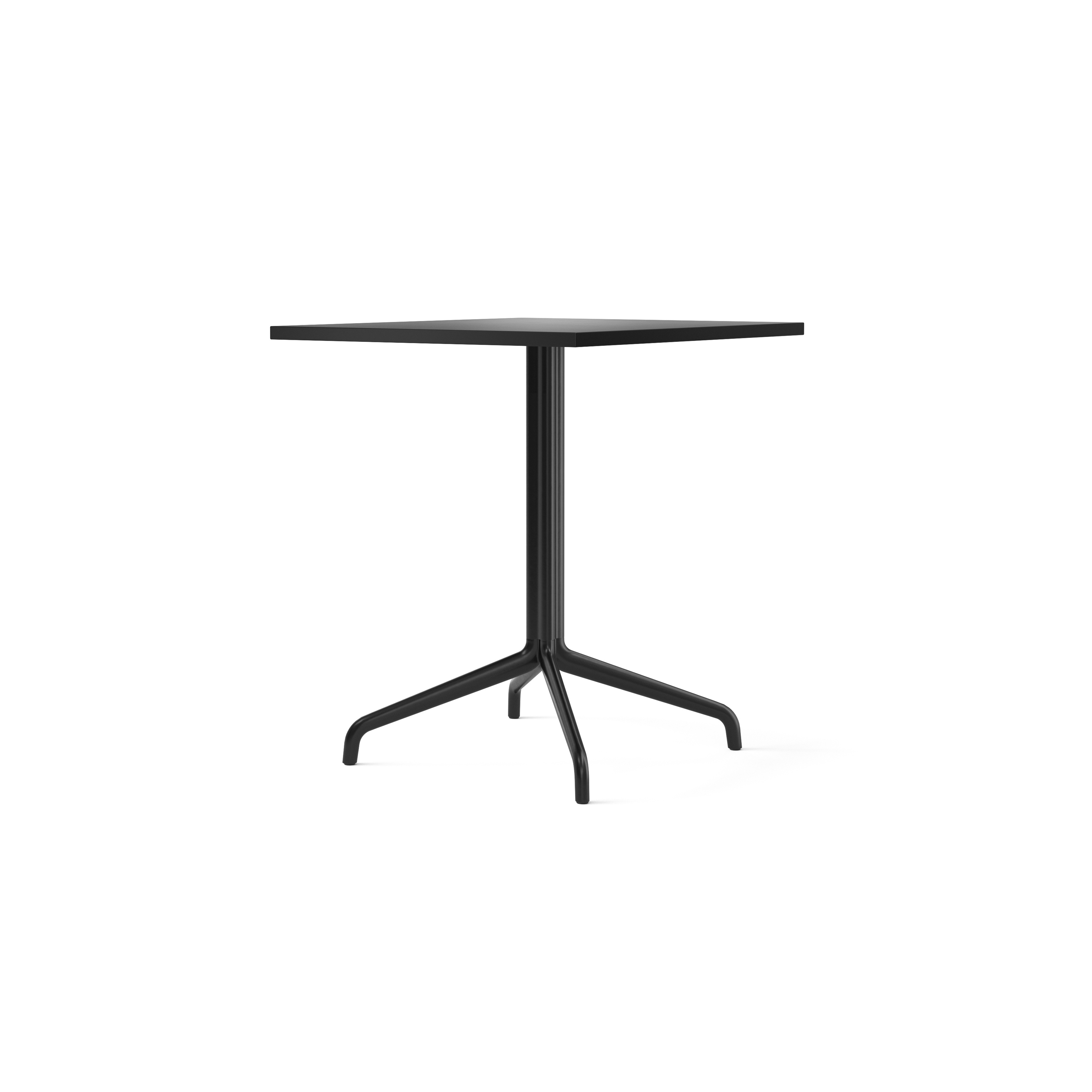 Harbour Column Dining Table, Star Base | Charcoal Linoleum
