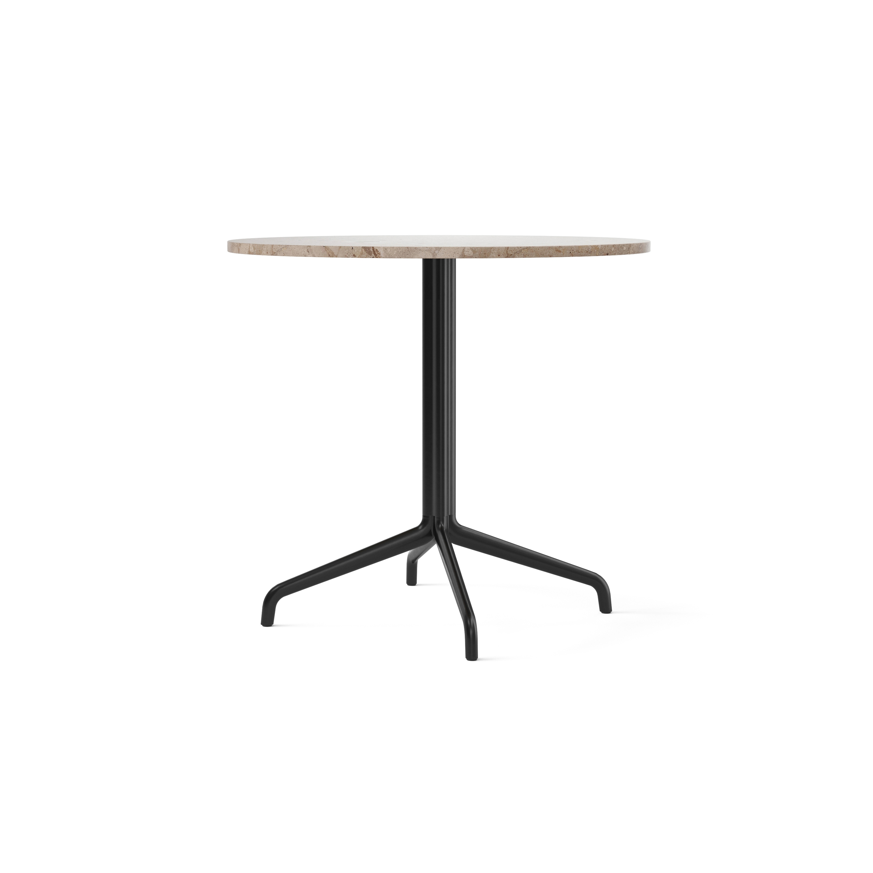 Display product Harbour Column Dining Table, Star Base | Kunis Breccia Stone from manufacturer Audo Copenhagen