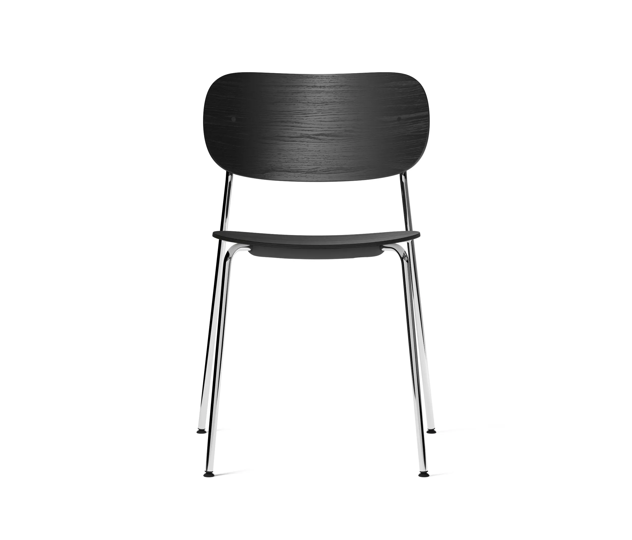 Audo Copenhagen - Co Chair, Chrome / Black Oak